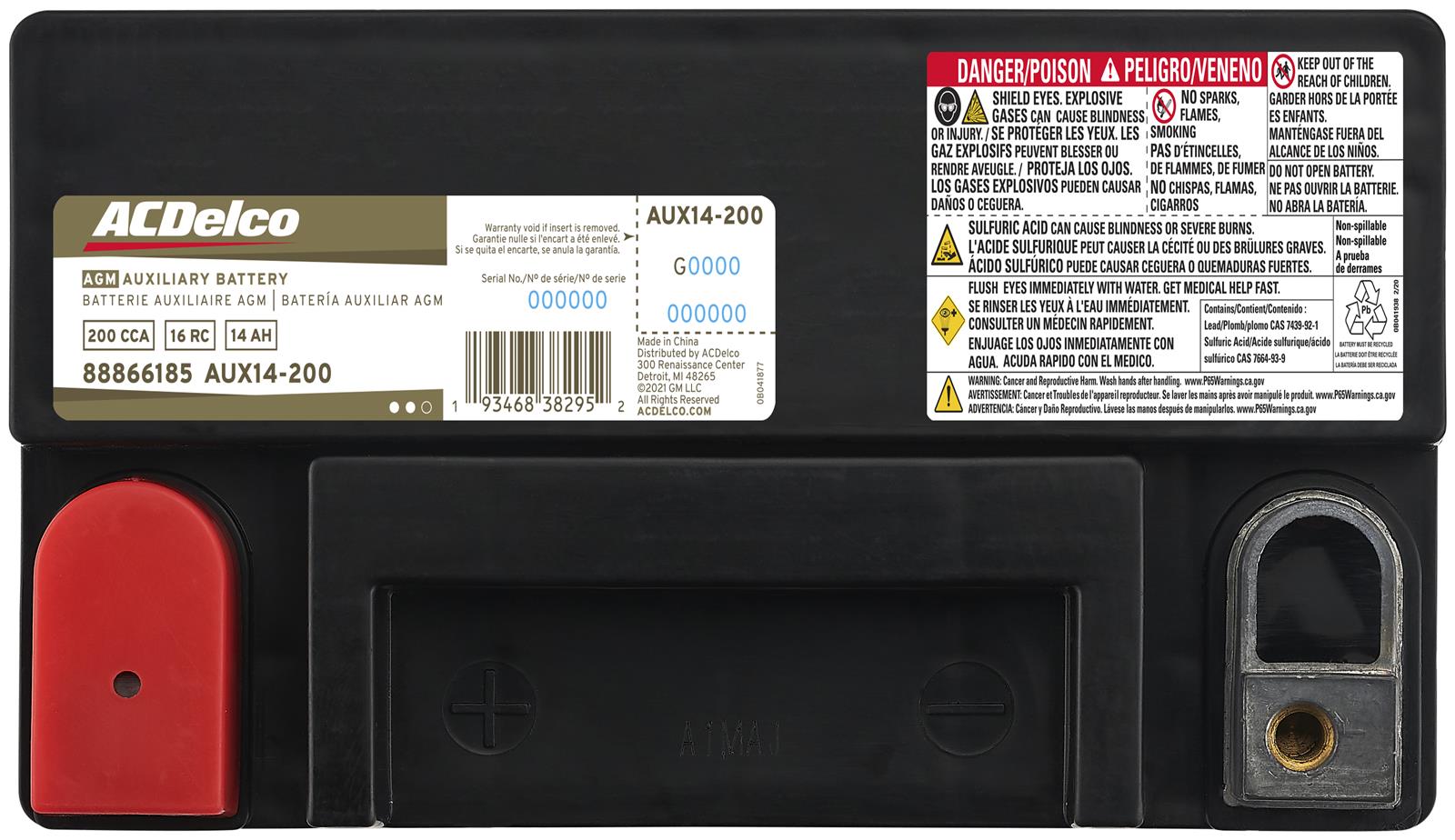 2019 Jeep Wrangler Acdelco 88866185 Acdelco Gold Automotive Agm Batteries Summit Racing 0340