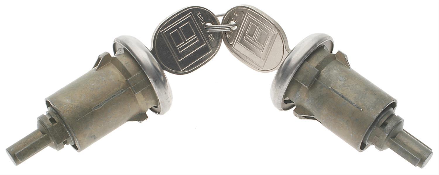 New Pair Buick Gm Oem Pair Door Lock Set Keyed Cylinder W/2 Oem Gm Logo
