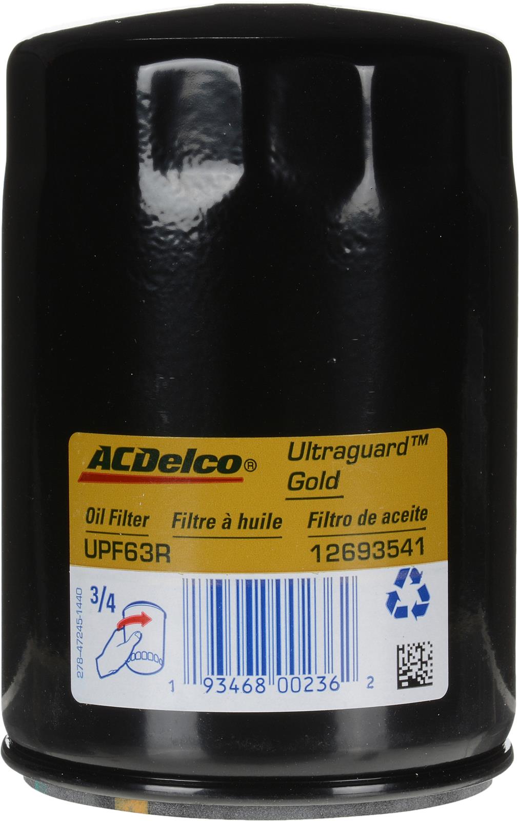 豪華 ACDelco 12693541 ACDelco Ultraguard Gold Engine Oil Filters ジャケット・アウター