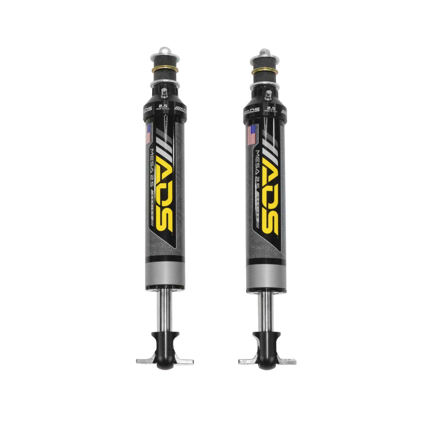 ADS MESA 2.5 Series Shocks 100ADS-10098 Shock Absorber, 2.5, 24.25 in. Extended, 16.07 in. Compressed, 8.18 in. Stroke, Jeep, Front, Pair thumbnail 5