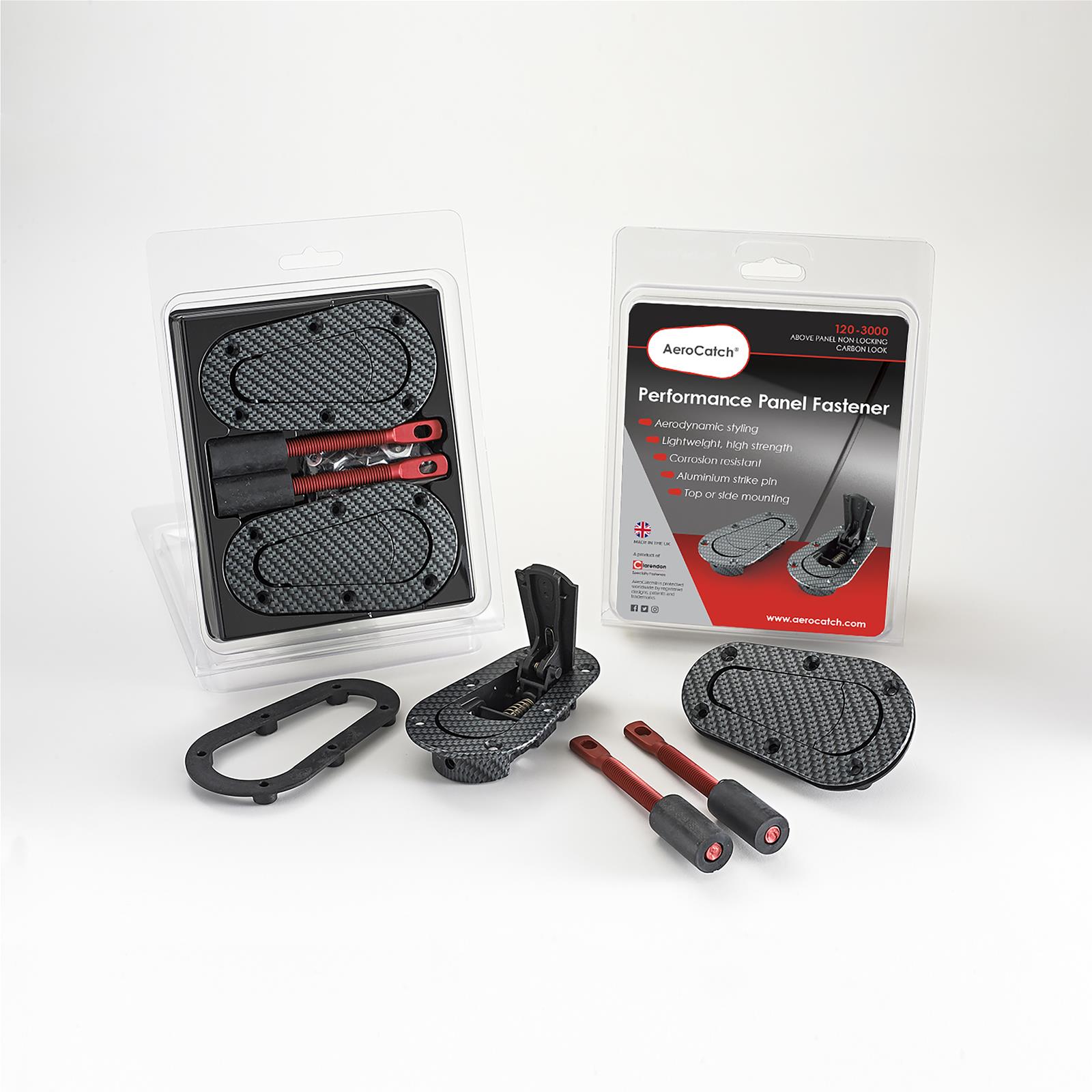 AeroCatch 120-3000 AeroCatch 120 Series Plus Flush Mount Hood Pins