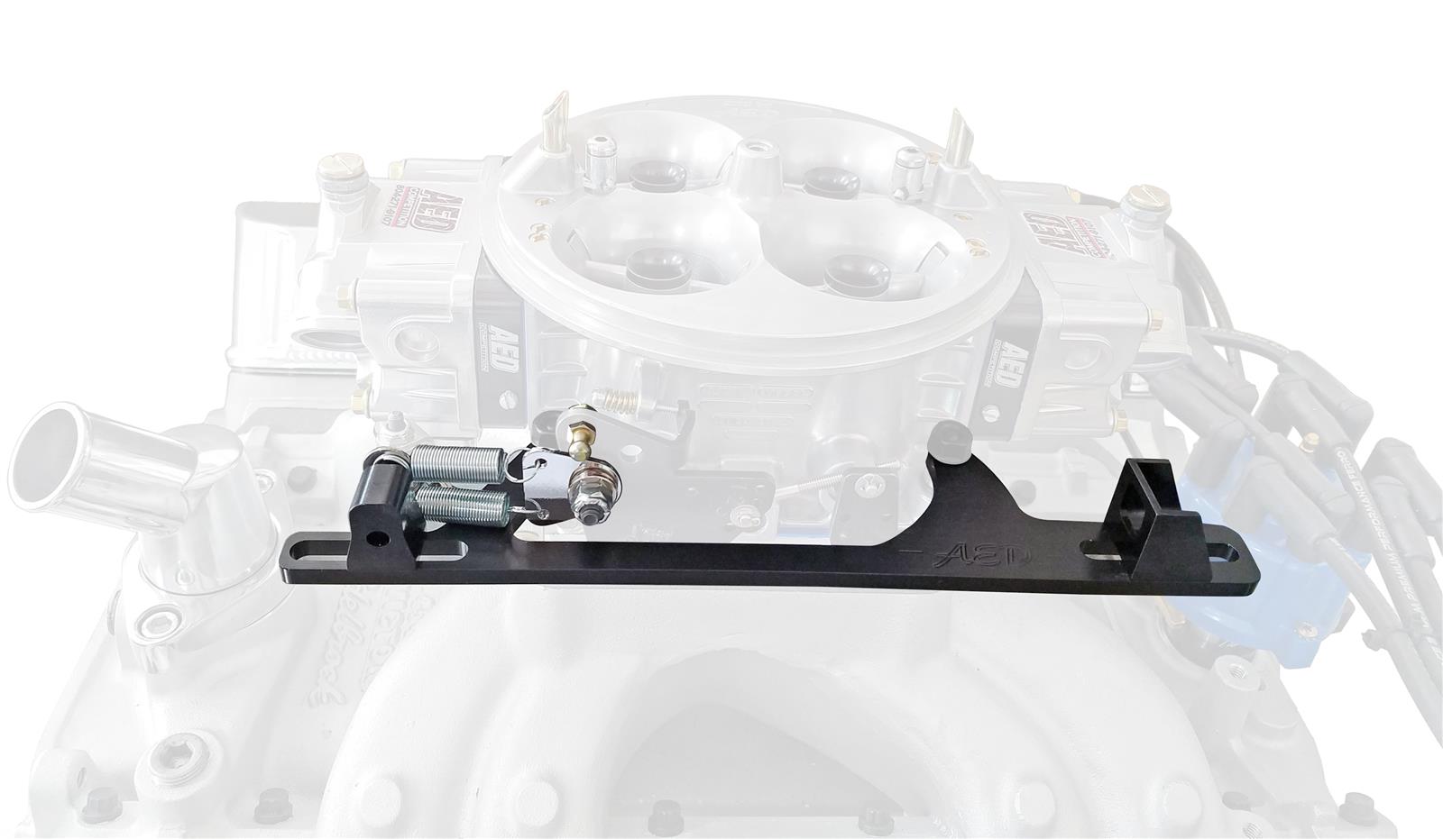 AED Performance Chevy Throttle Cable & Spring Bracket - 4150 6600C AED Performance Chevy Throttle Cable & Spring Bracket - 4150 6600C