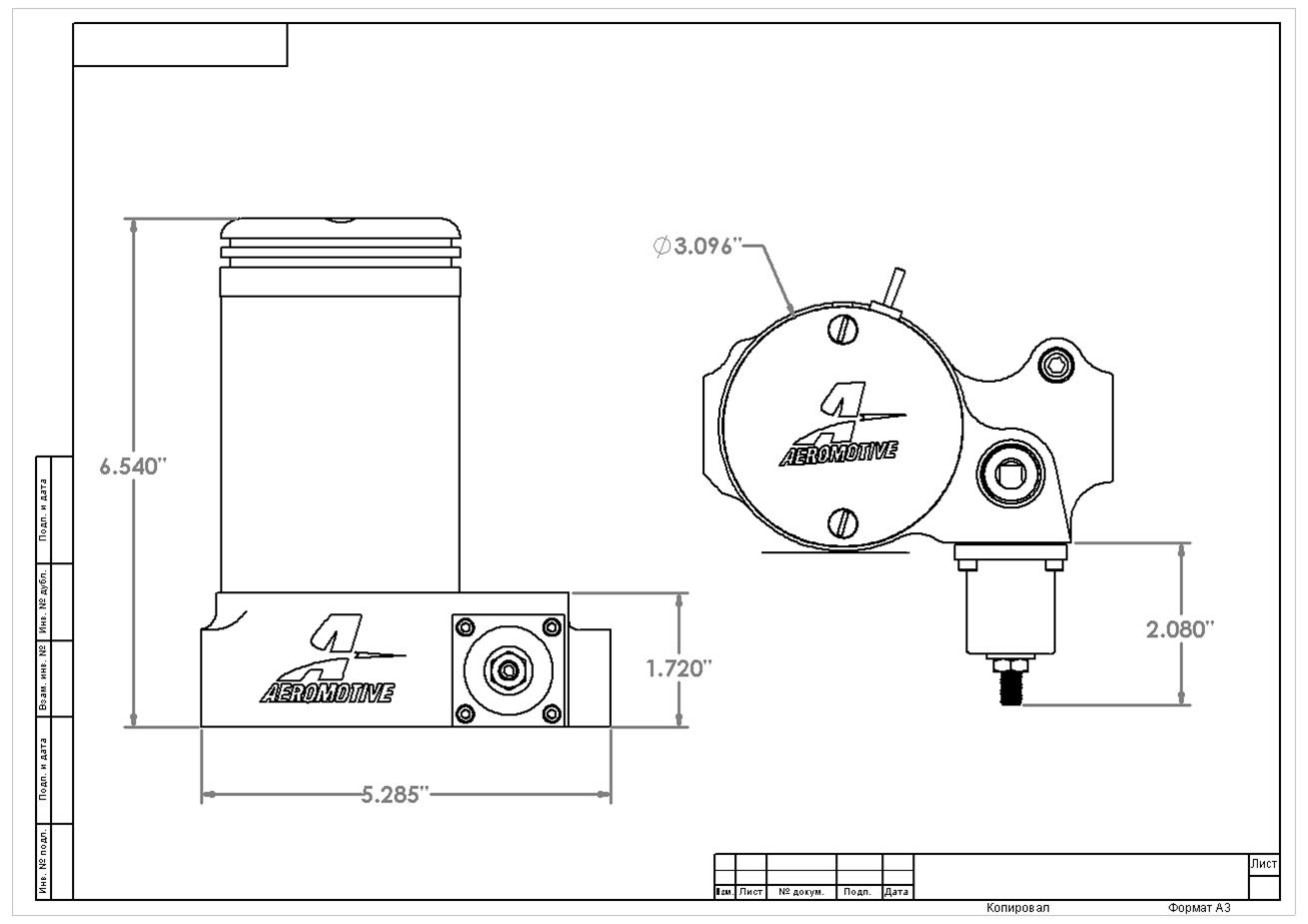 Aeromotive A2000 Electric Fuel Pump