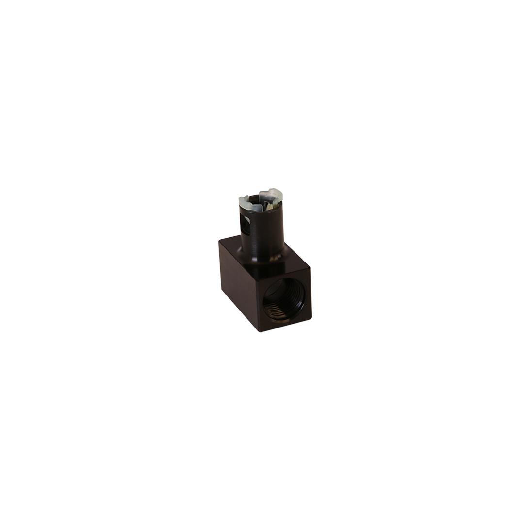 Aeromotive Fitting - Tee - 2x AN-08 Port - 5/16 Quick Connect thumbnail 2