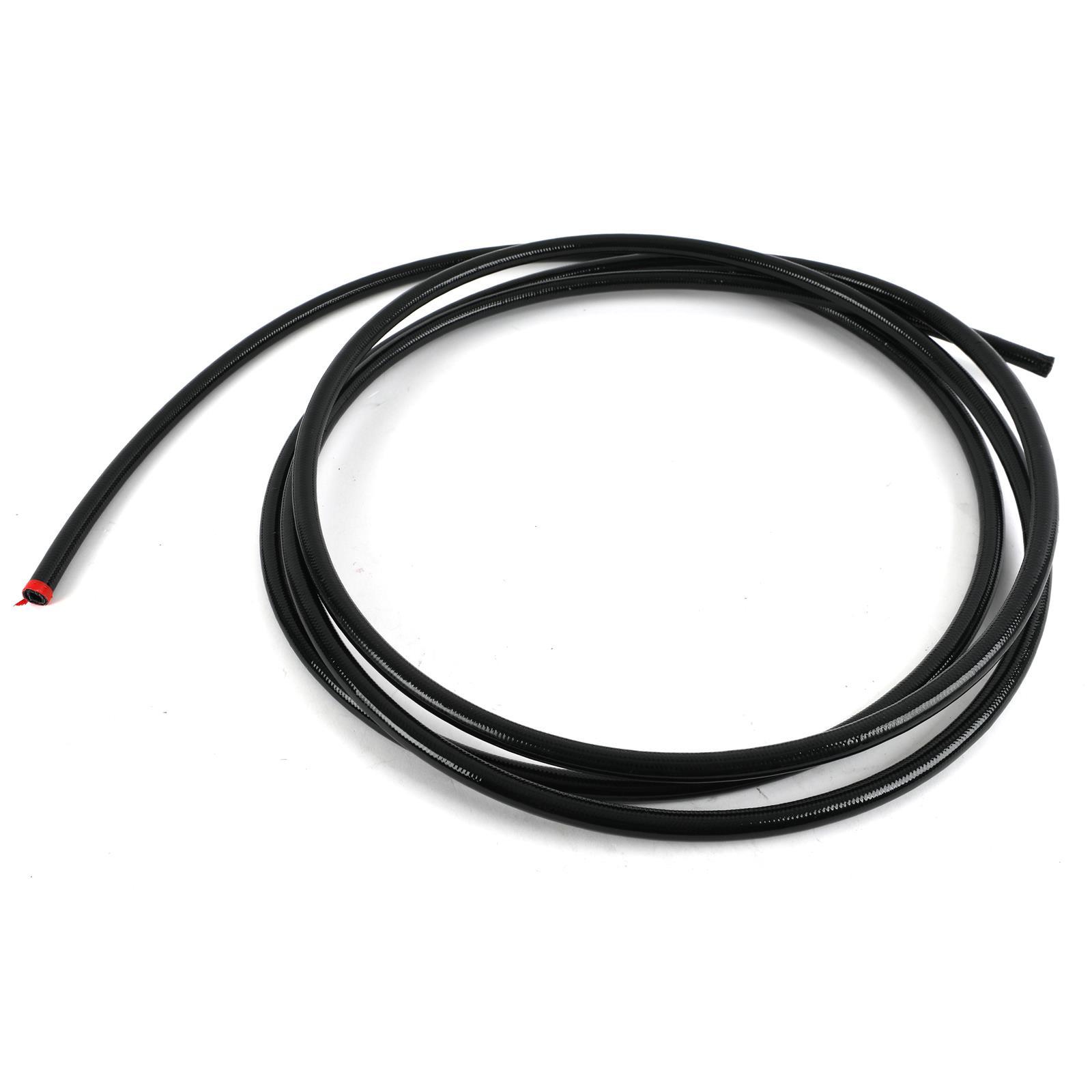 Aeromotive PTFE SS Braided Fuel Hose - Black Jacketed - AN-06 x 8ft
