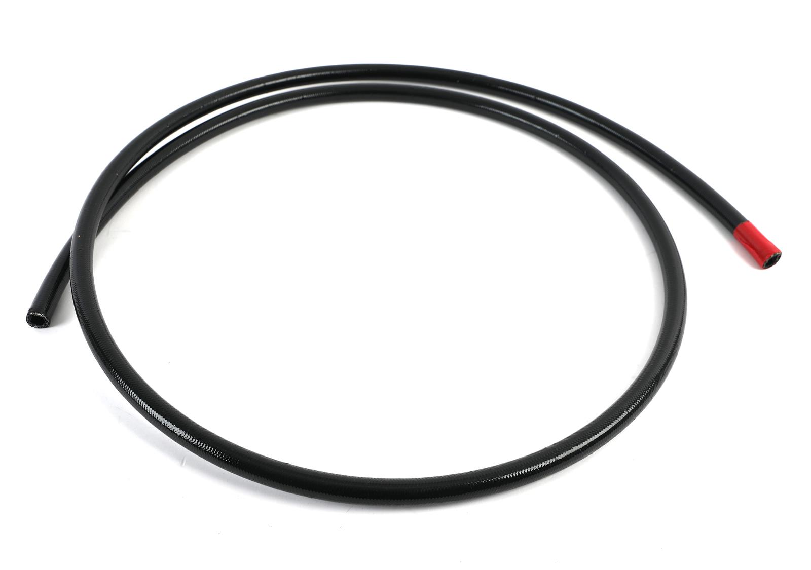 Aeromotive PTFE SS Braided Fuel Hose - Black Jacketed - AN-10 x 8ft