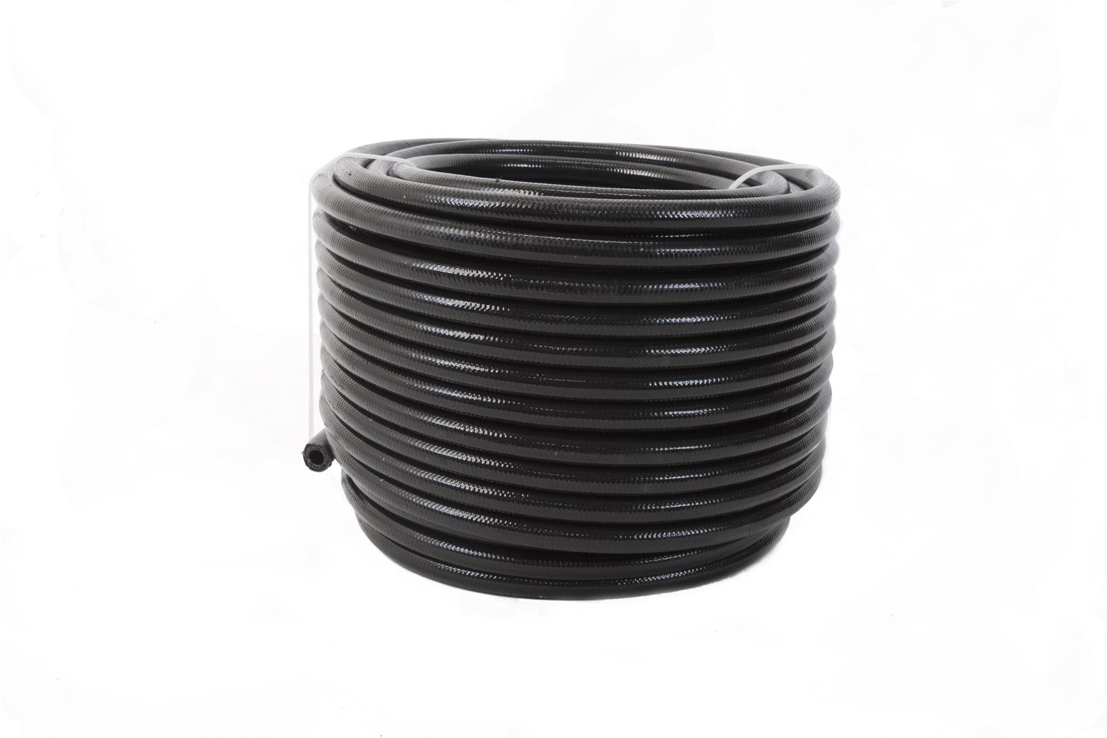 Aeromotive PTFE SS Braided Fuel Hose - Black Jacketed - AN-06 x 16ft