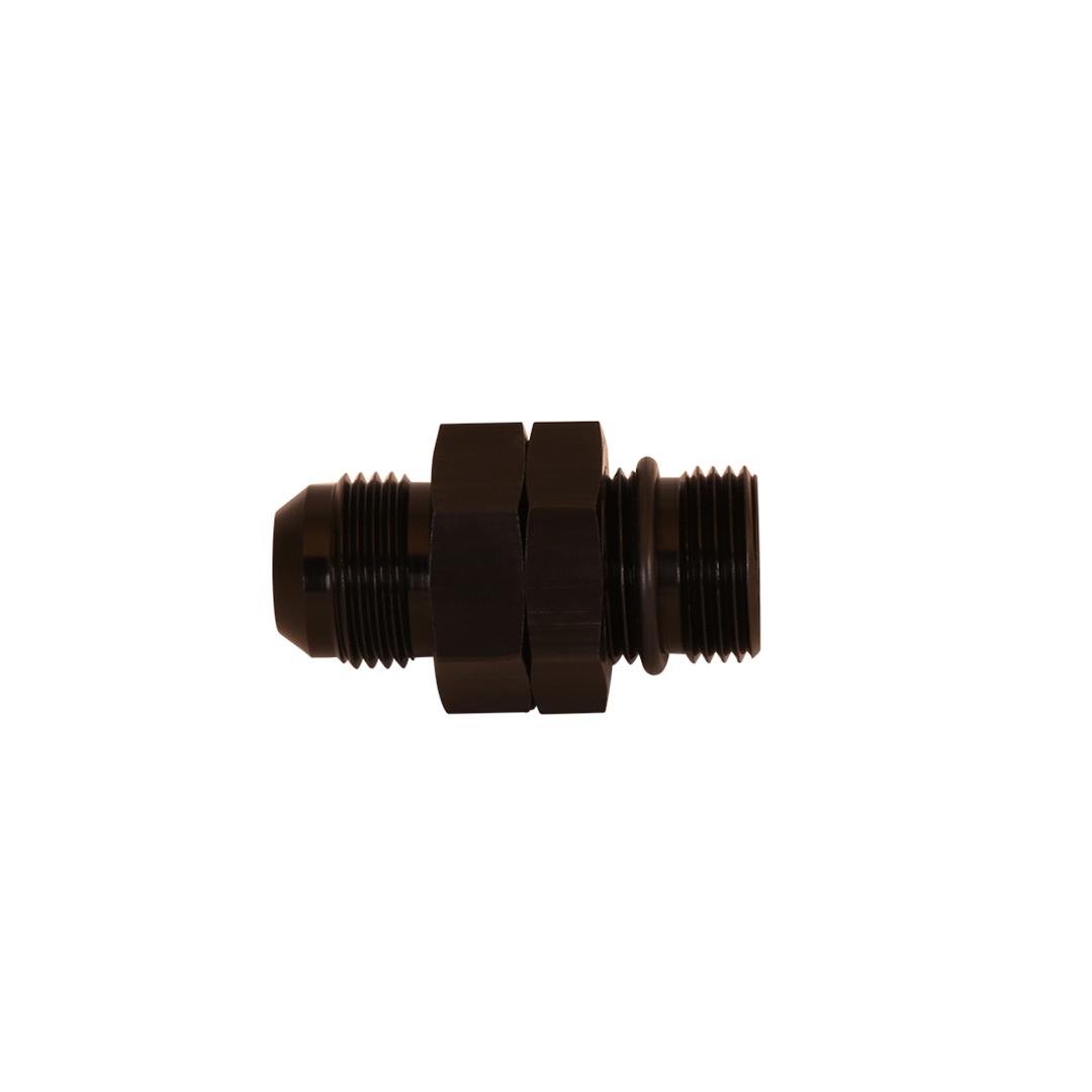 Aeromotive AN O-Ring Adapter Fittings 15742 and Adapters, Fittings, Swivel, Straight, Aluminum, Black Anodized, -12 O-ring Male O-ring, -12 Male AN, Each thumbnail 3