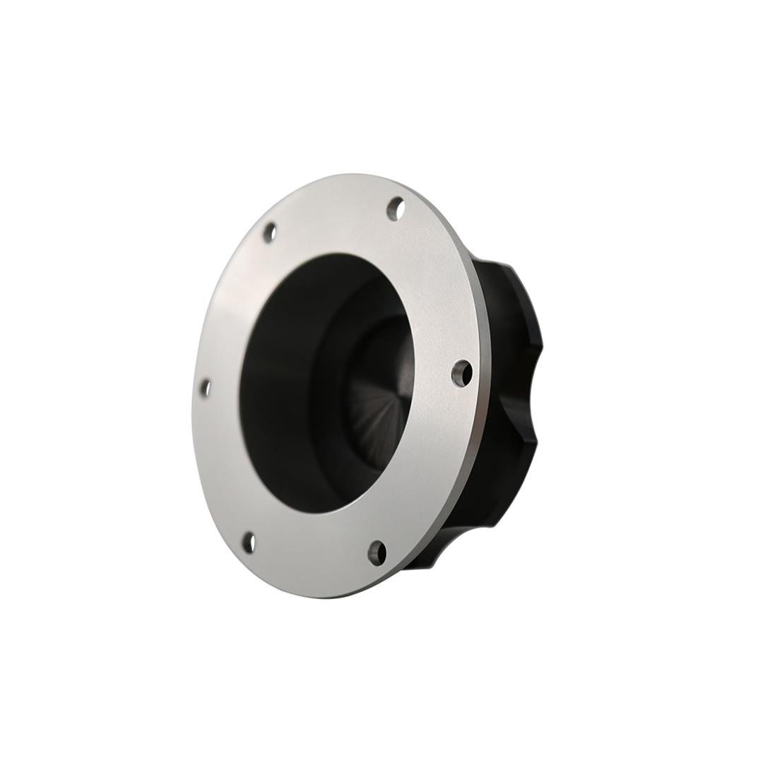 Aeromotive Fill Cap - Screw-On - 3in - Flanged - 6-Bolt - Black thumbnail 3