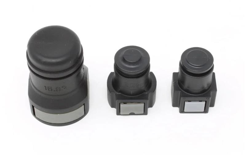 Aeromotive Fuel System Plumbing Kits 65606 Cap Kit, Quick Connect, 1x 5/8, 1x 3/8 and 1x 5/16