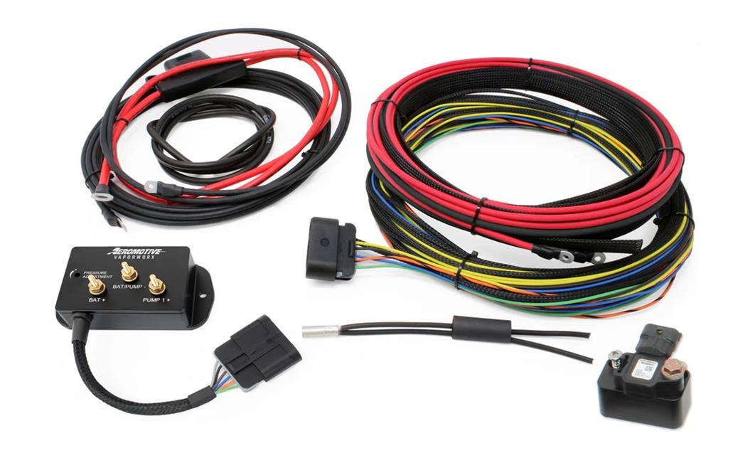 Aeromotive Fuel Pump Electric Voltage Controllers 66166 Controller Kit, ReturnX PWM, Dual Pump, Staggered output, NA, Uses Stand Alone MAP Sensor