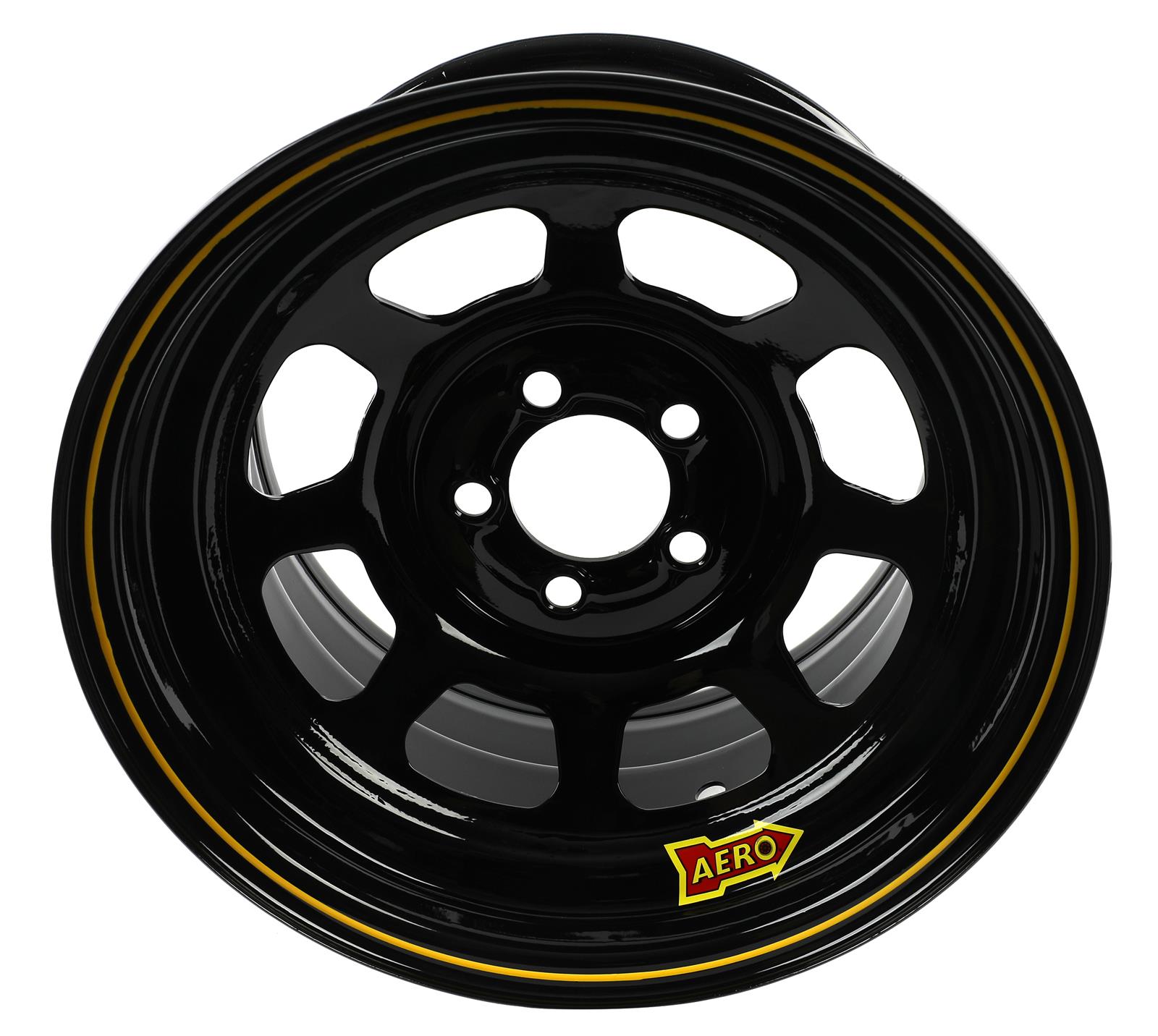 Aero Race Wheels 50-184540 Aero 50 Series Black Powdercoat Roll-Formed ...