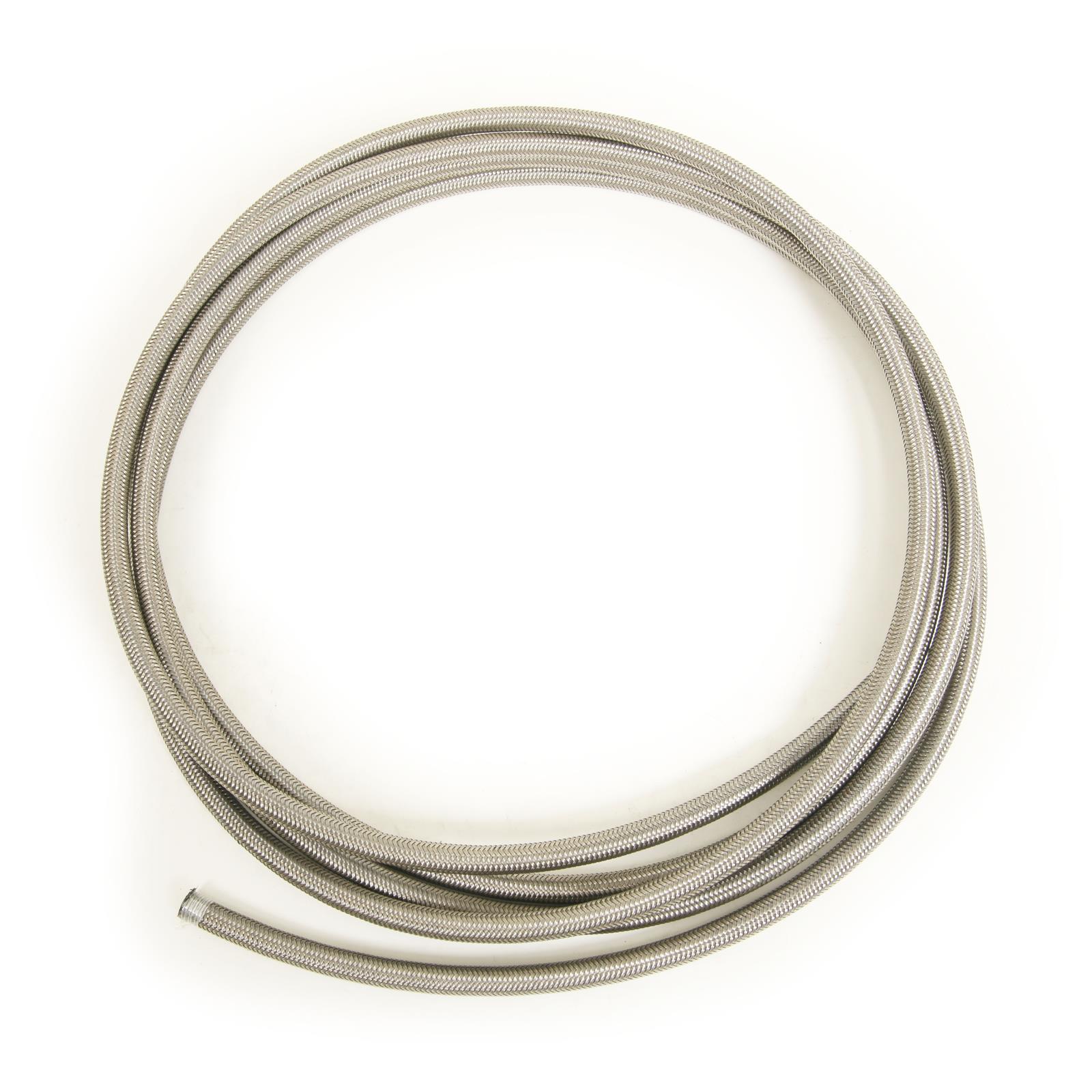 Aeroquip TFE Racing Hose -6 AN 15 ft. FCC0615 Hose, TFE, PTFE Racing, Braided Stainless Steel, AN, Length, Each