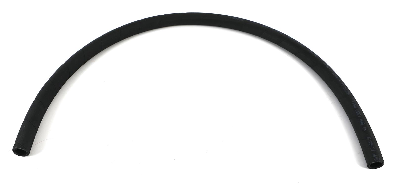 Aeroquip AQP Socketless Hose -10 AN 3 ft. FCN1003 Hose, Socketless, Rubber, Black, AN, Length, Each