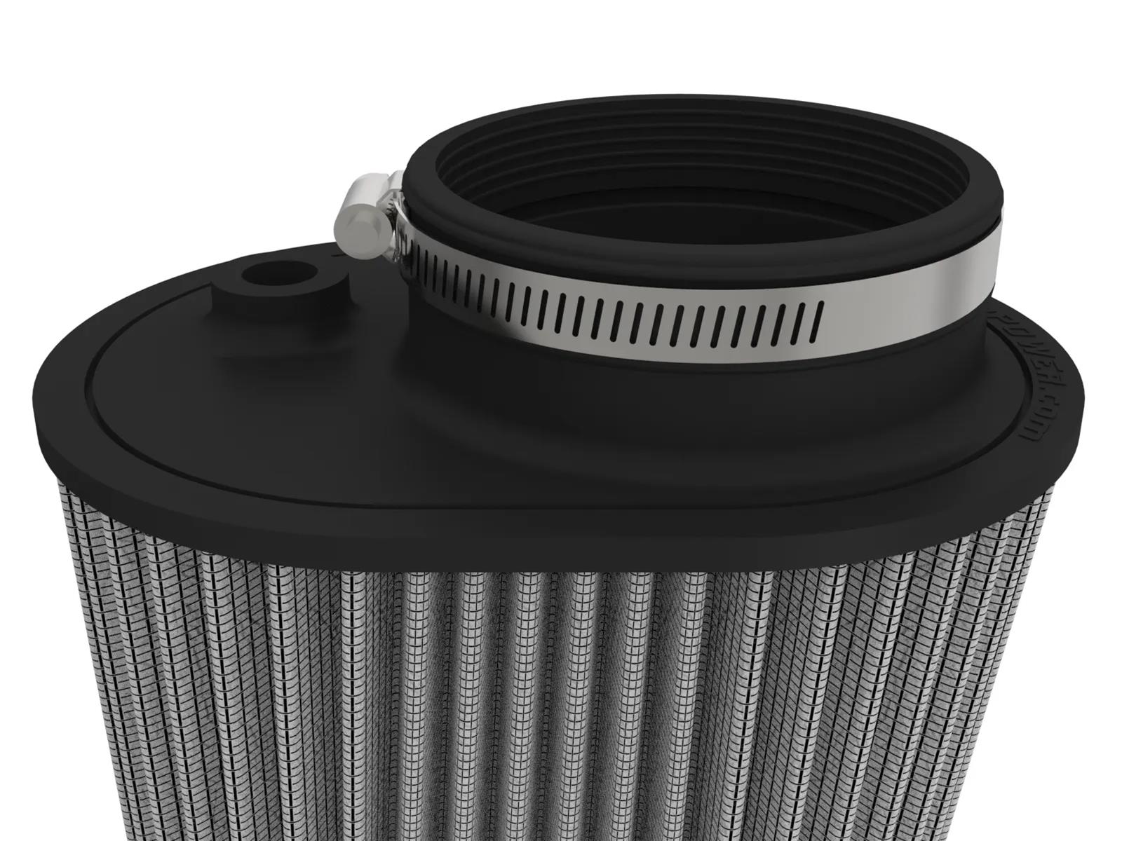 aFe Magnum FLOW Pro DRY S Air Filters for 2011-2023 300, CHALLENGER, CHARGER - 10-10404D Filter Element, S, Gray, Synthetic, Chrysler, Dodge, Each thumbnail 2
