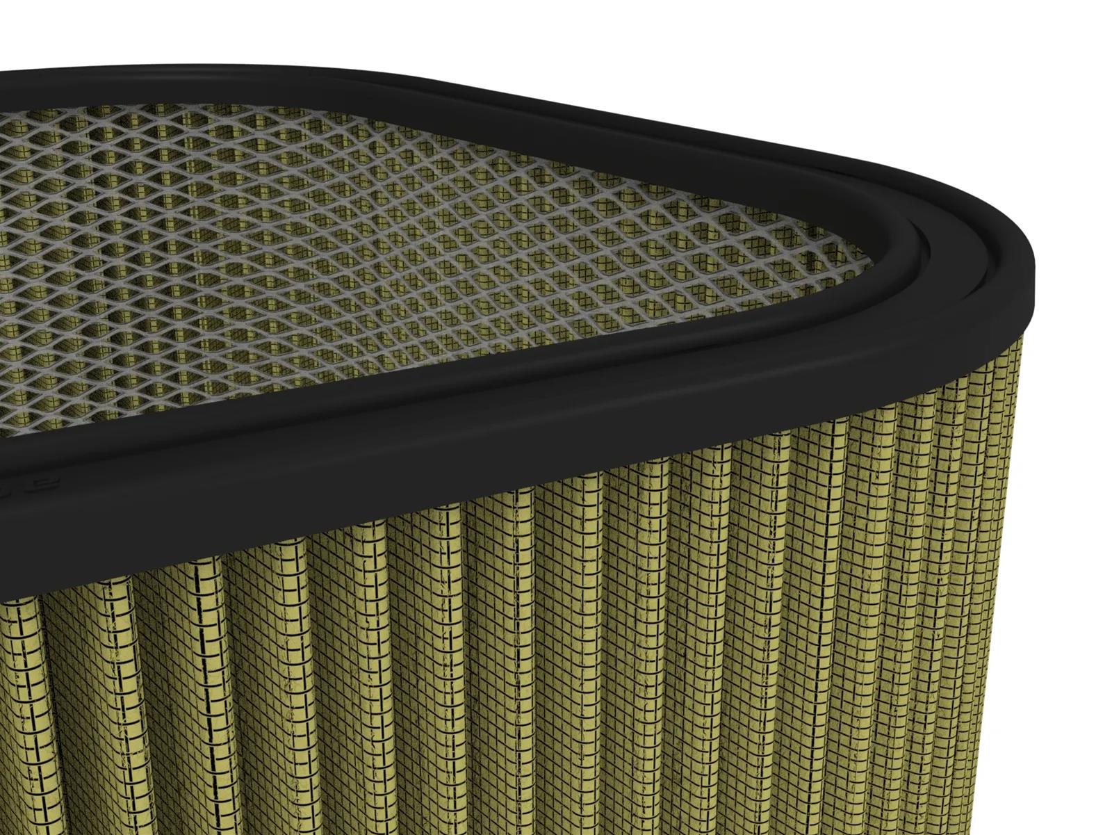 AFE Power Air Filter Elements 18-82007G Magnum FLOW Round Racing w/ Pro GUARD 7 Media 20-3/4 IN L x 14-1/4 IN W x 6 IN H w/ Expanded Metal