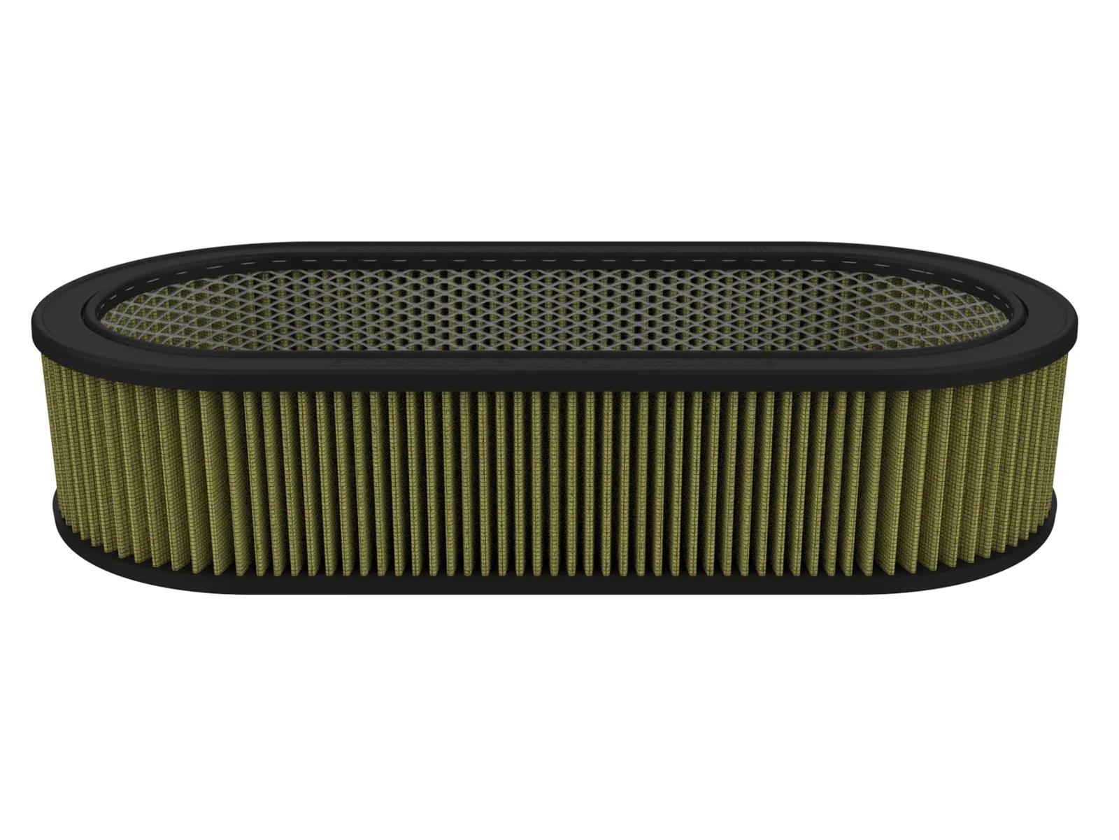 AFE Power Air Filter Elements 18-82008G Magnum FLOW Round Racing w/ Pro GUARD 7 Media 18-1/8 IN L x 7-1/4 IN W x 4-1/8 IN H w/ Expanded Metal thumbnail 3