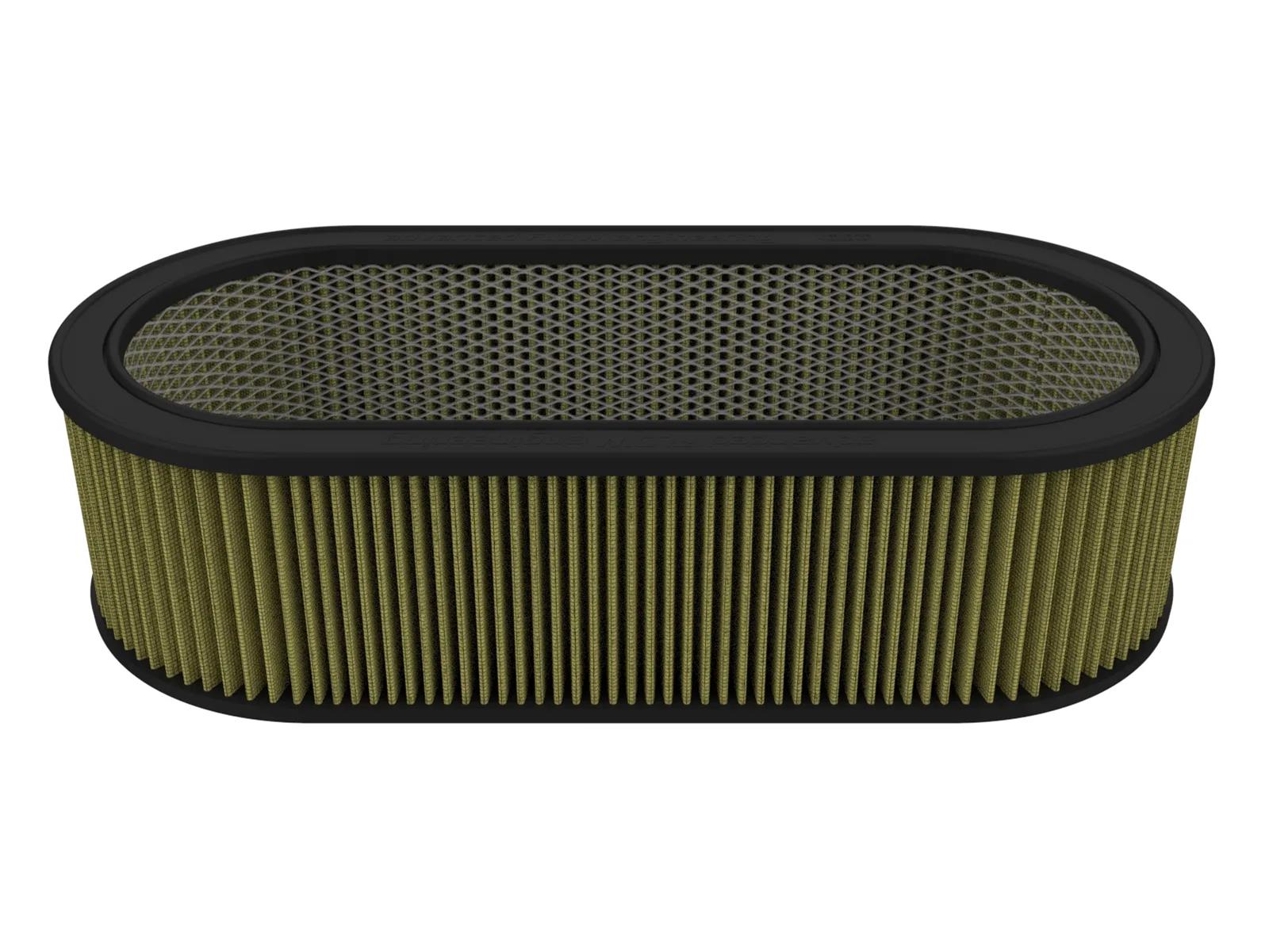 AFE Power Air Filter Elements 18-82009G Magnum FLOW Round Racing w/ Pro GUARD 7 Media 18-1/8 IN L x 7-1/4 IN W x 5-1/8 IN H w/ Expanded Metal thumbnail 3