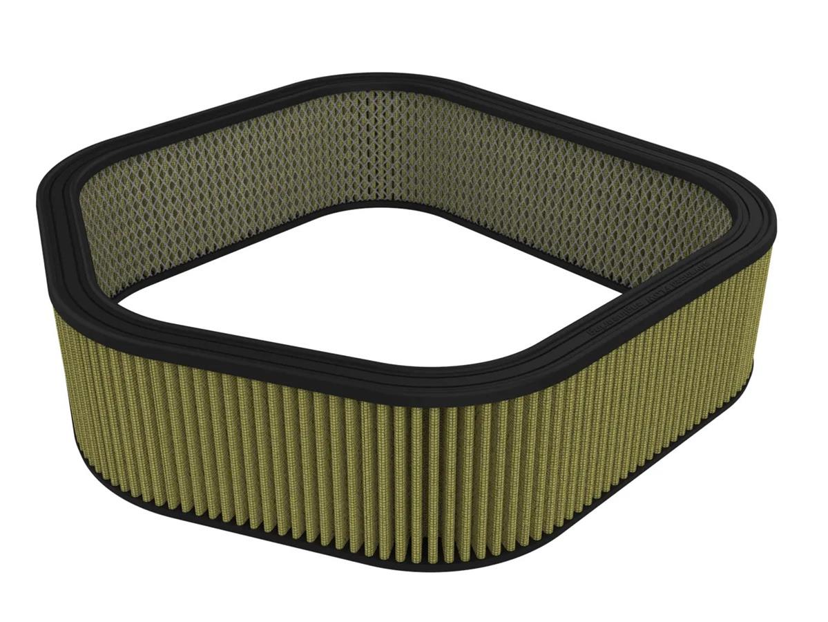 AFE Power Air Filter Elements 18-82010G Magnum FLOW Round Racing w/ Pro GUARD 7 Media 20 IN L x 20 IN W x 5.35 IN H w/ Expanded Metal