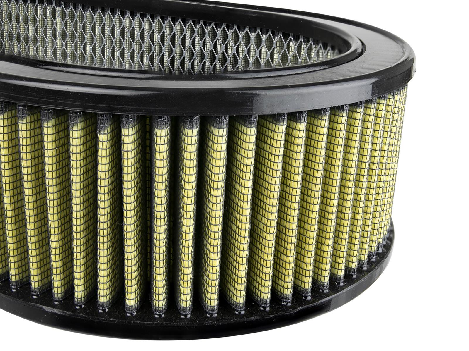 aFe Pro GUARD 7 Air Filter Elements 18-87003 Filter, Guard 7, Cotton/Synthetic, Oval, 7.25 in. Width, 18.10 in. Length, 4.00 in. Height, Each thumbnail 2