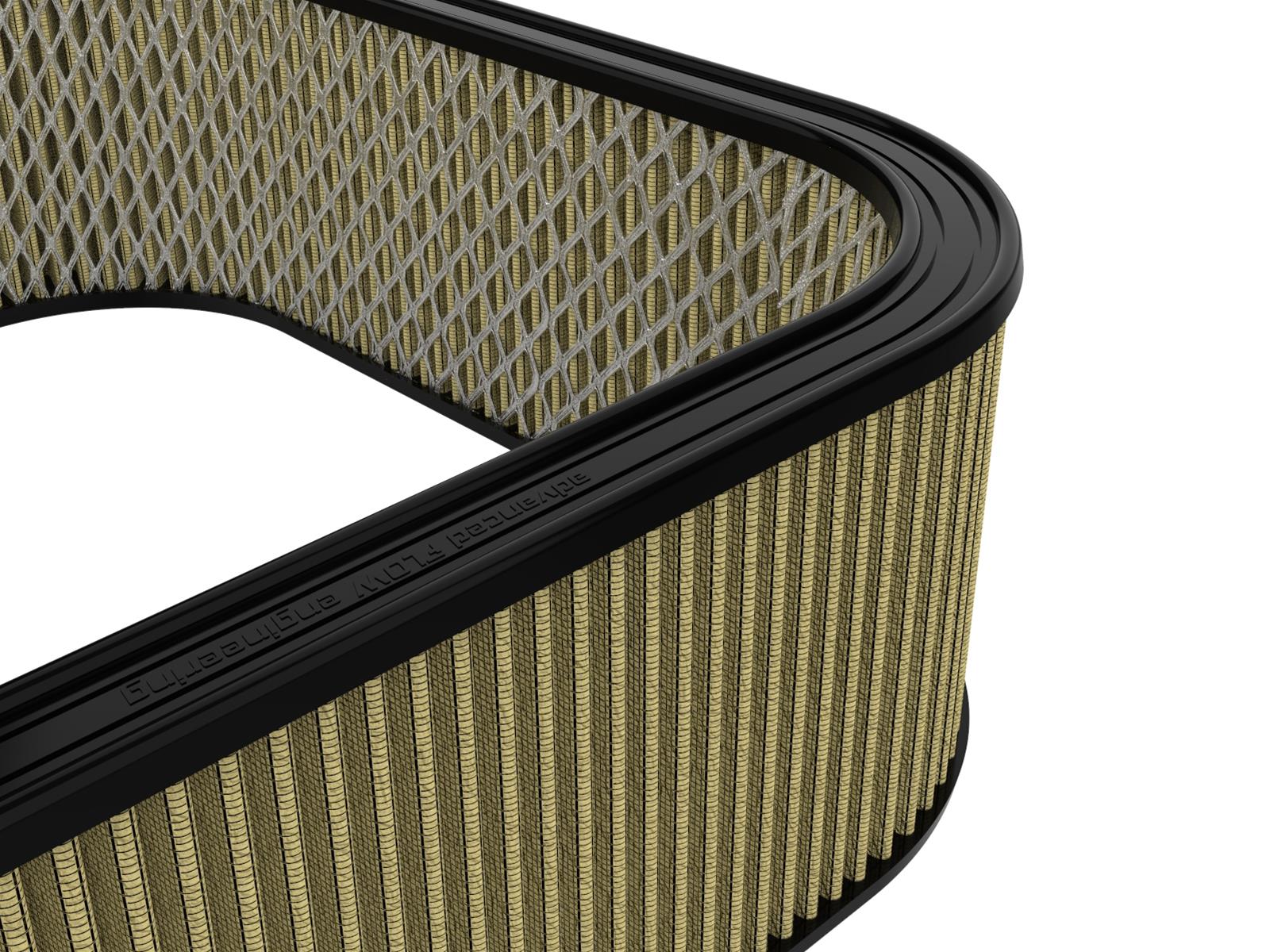 aFe Pro GUARD 7 Air Filter Elements 18-87006 Filter, Guard 7, Cotton/Synthetic, Square, 20.6 in. Long, 20.6 in. Wide, 5.7 in. Tall, Each thumbnail 4