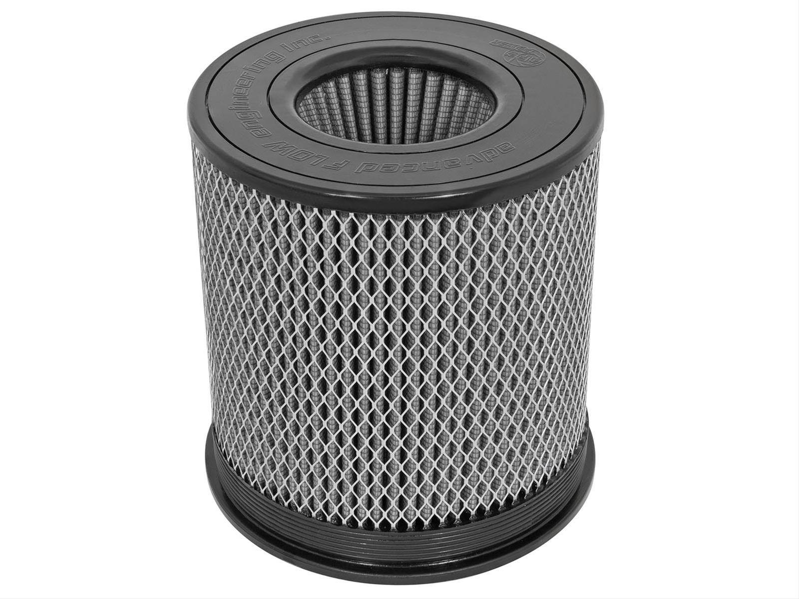 aFe Magnum FLOW Pro DRY S Air Filters 21-91110 Filters, A/F PDS; 6F x 8-1/4B (INV) x 8T (INV 3-1/2) x 8H in