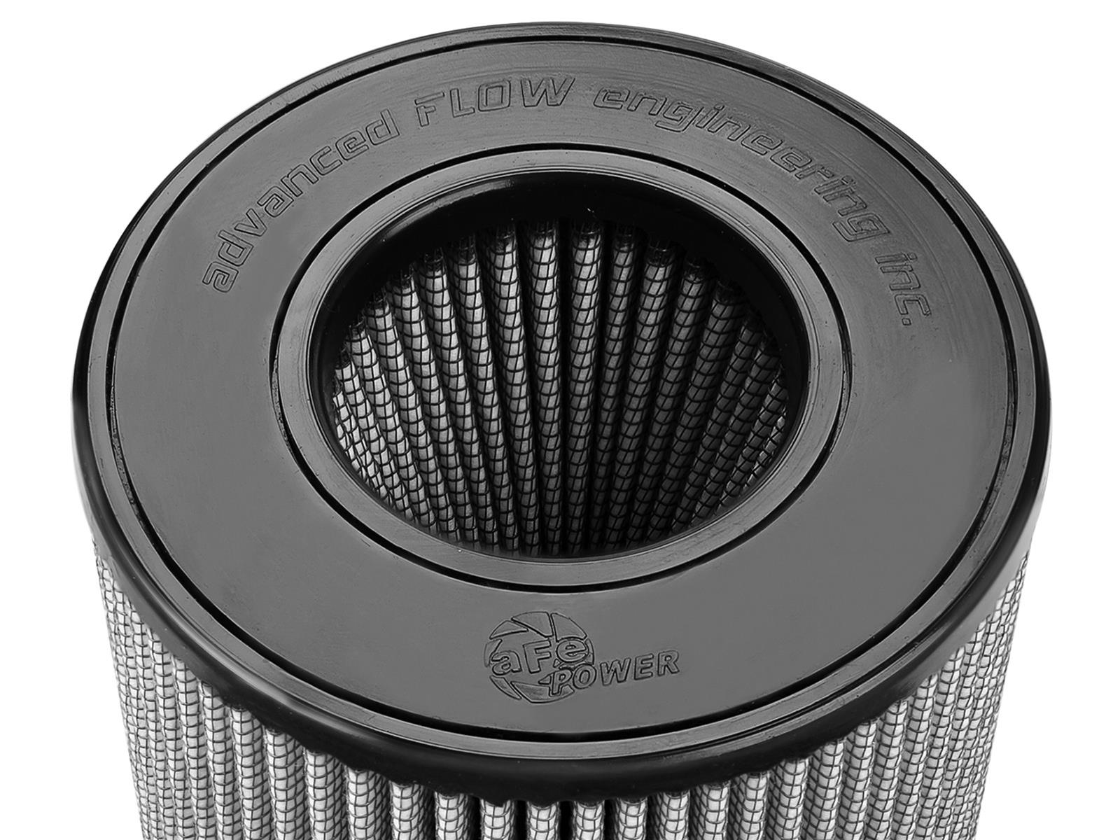 aFe Magnum FLOW Pro DRY S Air Filters 21-91141 Filter, S, Conical, Synthetic, Gray, 5.00 in. Inlet Flange I.D., 9.00 in. Length, Each thumbnail 4