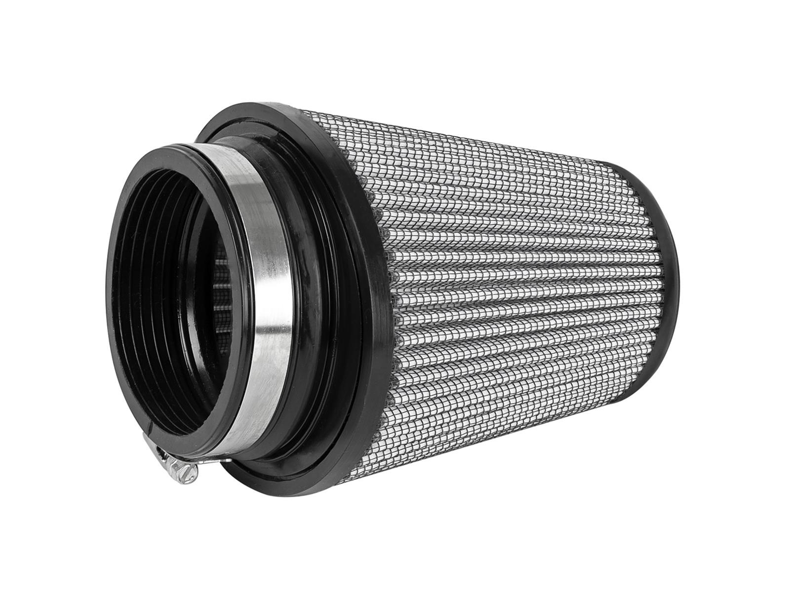 aFe Magnum FLOW Pro DRY S Air Filters 21-91145-MA Filters, S, Conical Oval, Synthetic, Gray, 3.50 in. Inlet Flange I.D., 6.00 in. Length, Pair thumbnail 3