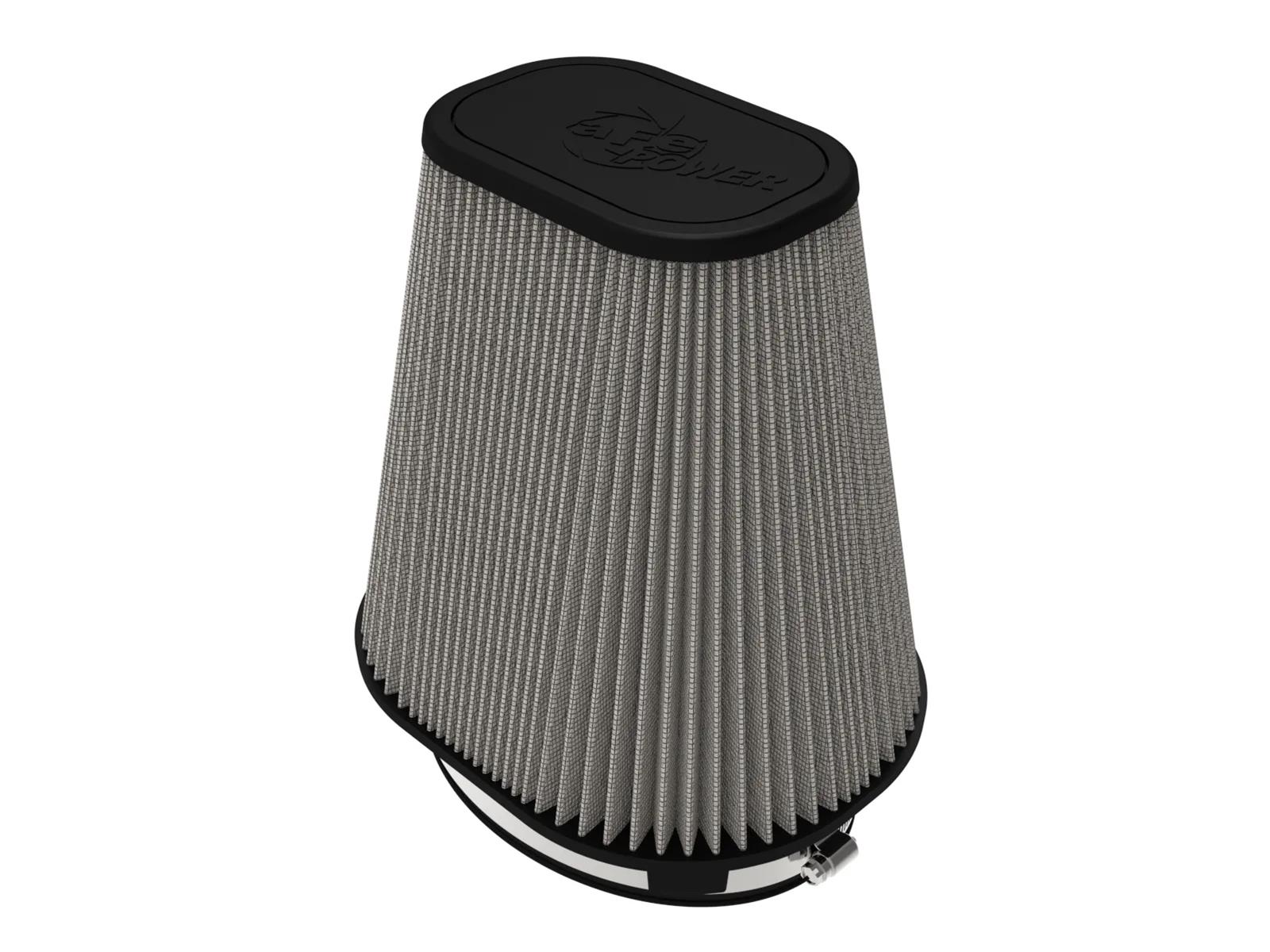 aFe Magnum FLOW Universal Pro DRY S Air Filter (7.5x5.5)in F (9.25x7.25)in B x (6x4)in T x 9in H thumbnail 3