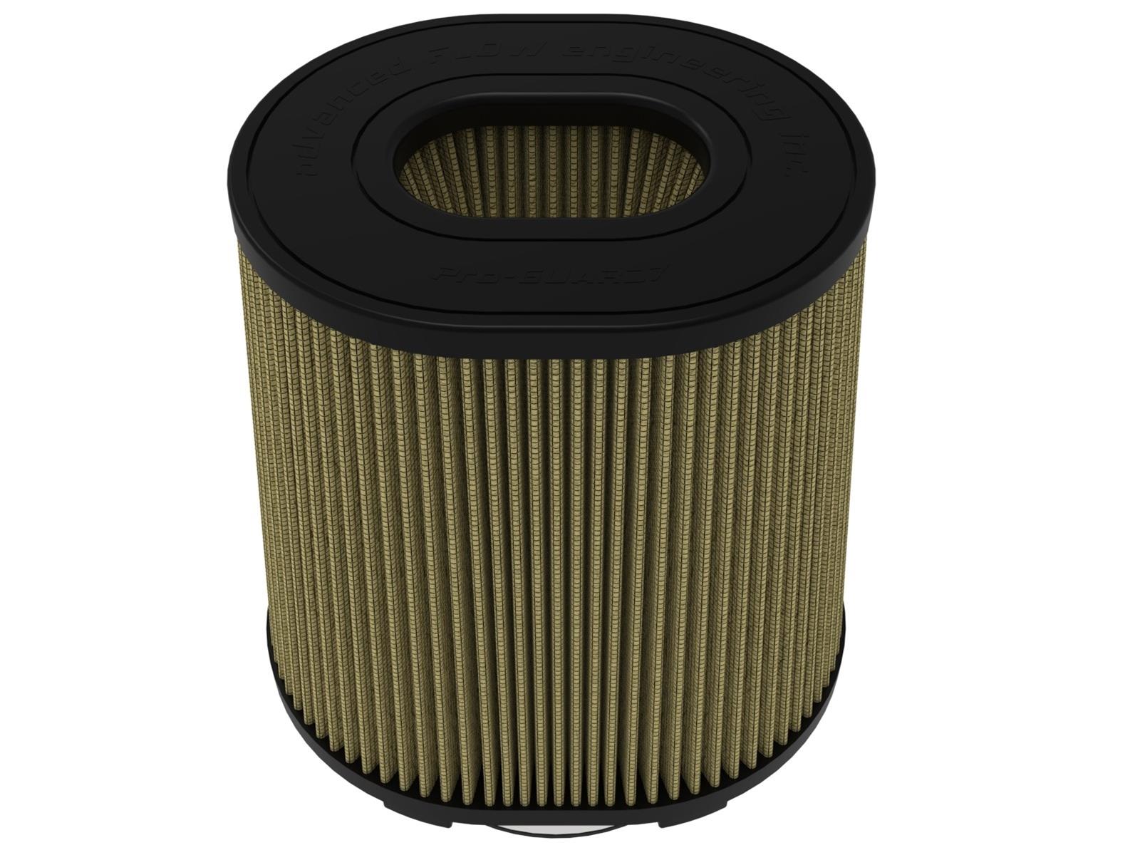 AFE Power Air Filter Elements 24-91203G Magnum FORCE Intake Replacement w/ Pro GUARD 7 Media 4-1/2 IN F x (8x6-1/2) IN B x (6-3/4x5-1/2) IN T (Inverted) x 8 IN H thumbnail 3