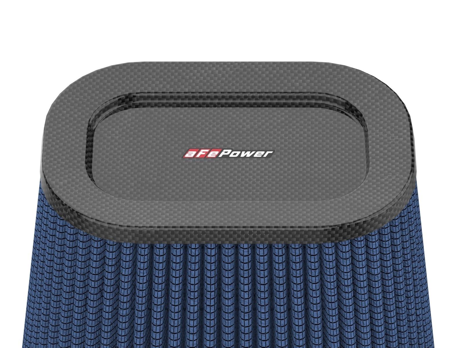 aFe Magnum FLOW Pro 5R Air Filters 27-90203R Track Series Intake Replacement Filter w/ Media 4 IN F x (7-3/4 x 6-1/2) IN B x (5-3/4 x 3-3/4) IN T x 7 IN H