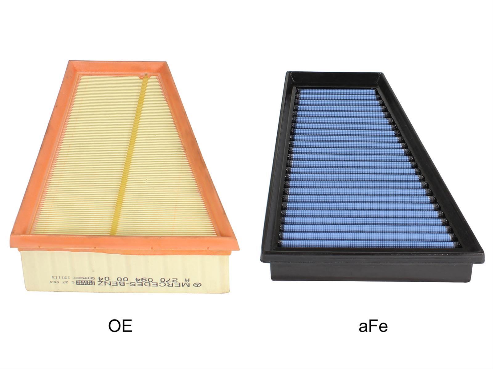 aFe Magnum FLOW OE Replacement Air Filter PRO 5R 14-15 Mercedes Benz CLA250 2.0L Turbo thumbnail 3