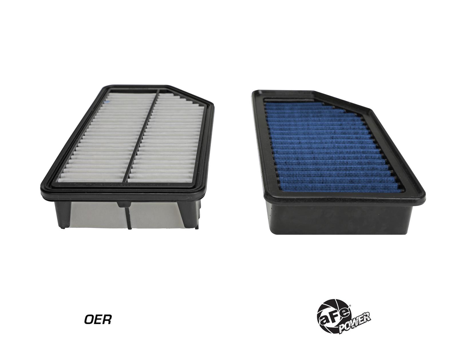 aFe Pro 5R Air Filter Elements 30-10304 Filter, 5R, Cotton Gauze, Panel, 6.23 in. Length, 15.98 in. Width, 1.70 in. Height, Kia, Hyundai, 1.6L, 2.0L, Each thumbnail 3