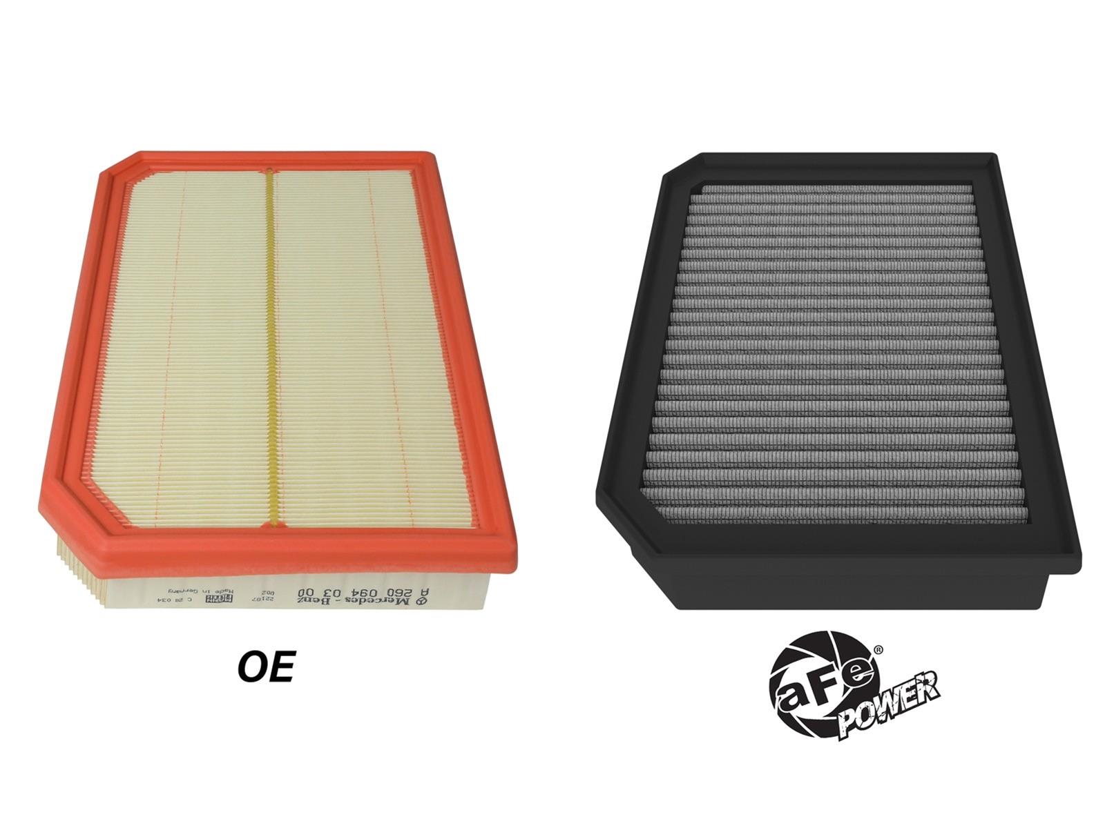 aFe Magnum FLOW Pro DRY S Air Filters 30-10420D Filter Element, S, Gray, Synthetic, Mercedes-Benz, Each thumbnail 5