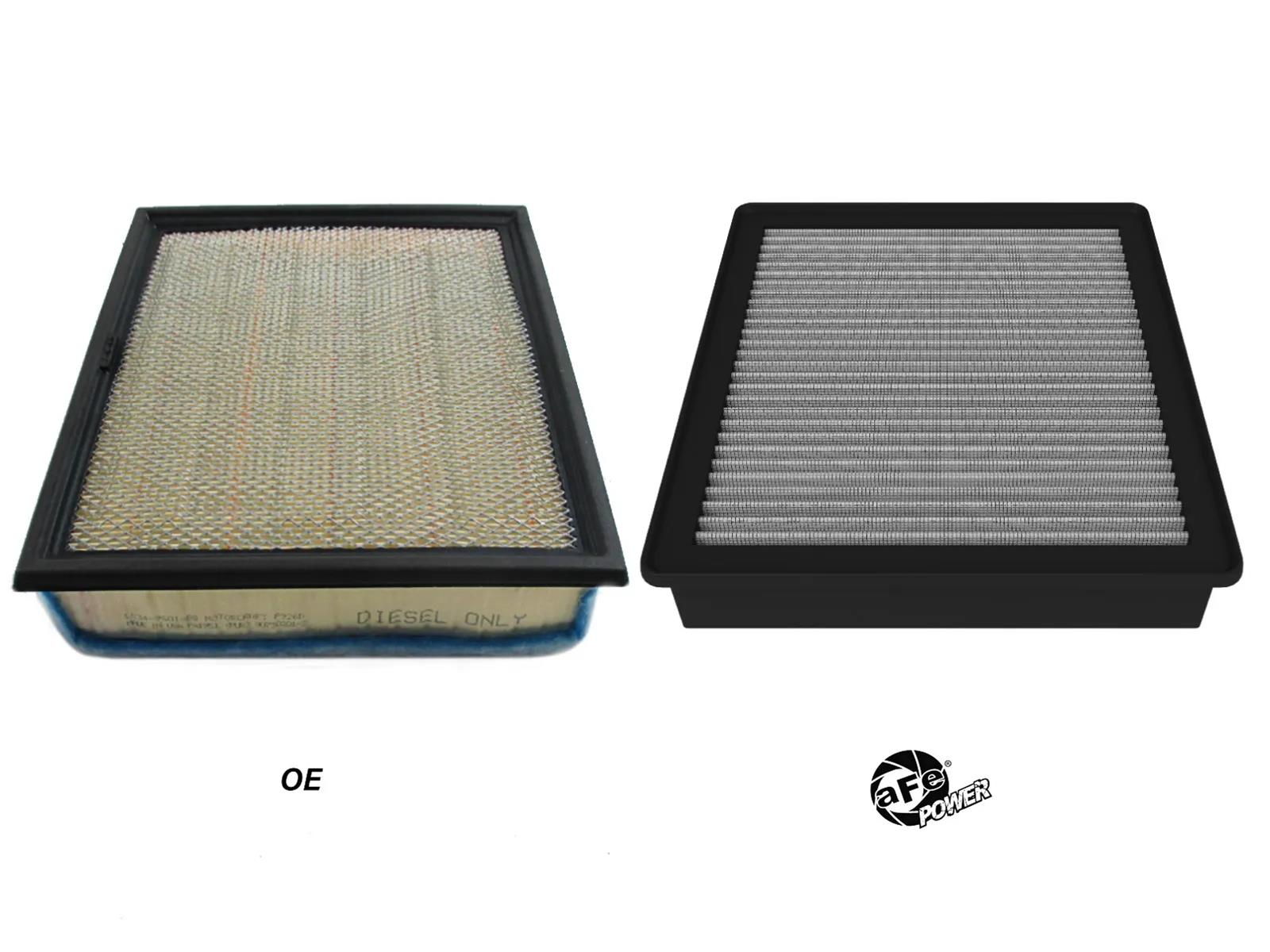 AFE Power Air Filter Elements 30-10429D Magnum FLOW OE Replacement w/ Pro DRY S Media Ford Diesel Trucks 20-24 V8-6.7L (td) thumbnail 3