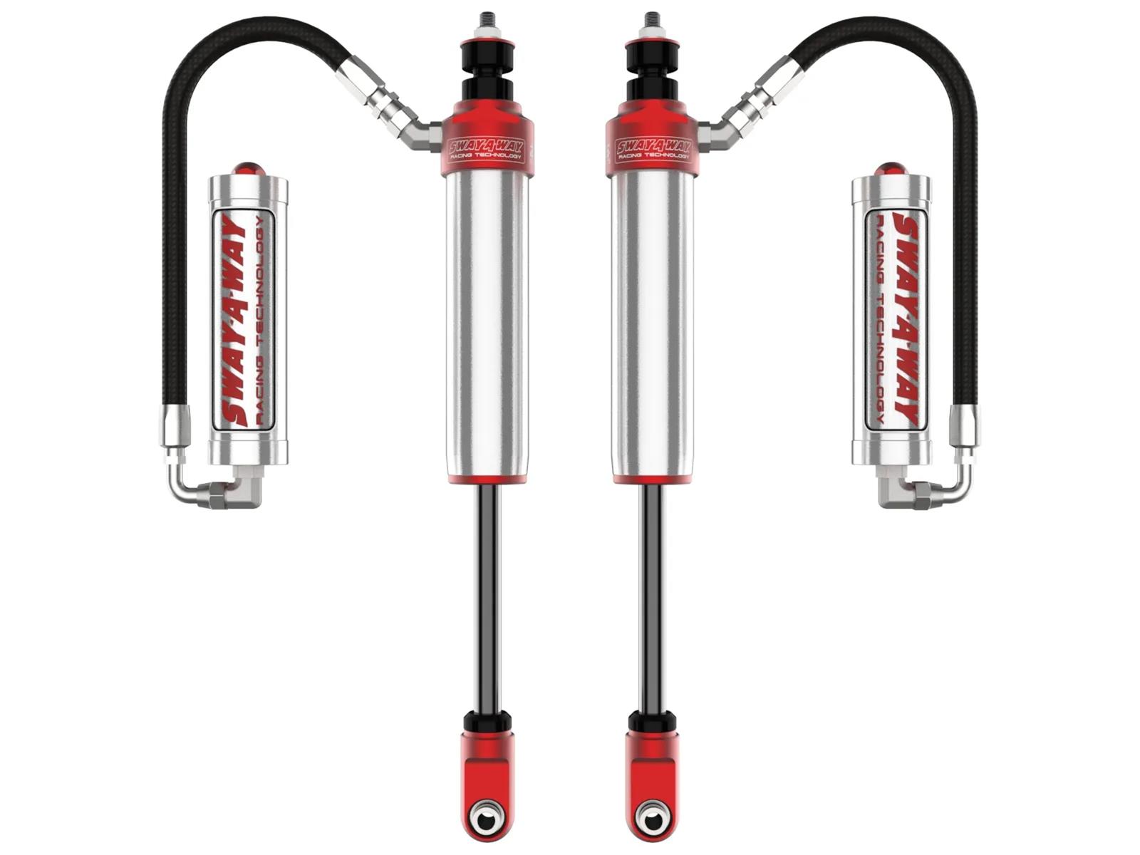 aFe Control Sway-A-Way Shocks for 2017-2024 F-250 SUPER DUTY, F-350 DUTY - 301-5600-15 and Struts, Sway-A-Way, 2.5 in. Diameter Shock, Remote Reservoir, 2-3.50 in. Lift, Front, Ford, Pair thumbnail 2