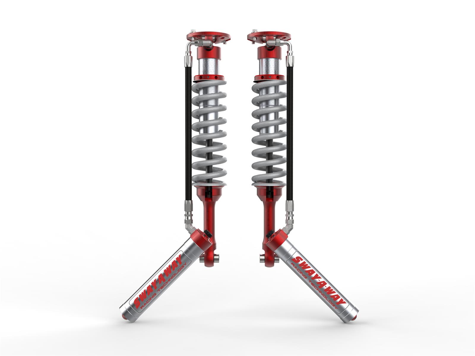 aFe Sway-A-Way 10-14 F150/Raptor 6.2L 2.5 Front Coilover Kit w/ Remote Reservoirs and Compr Adjuster