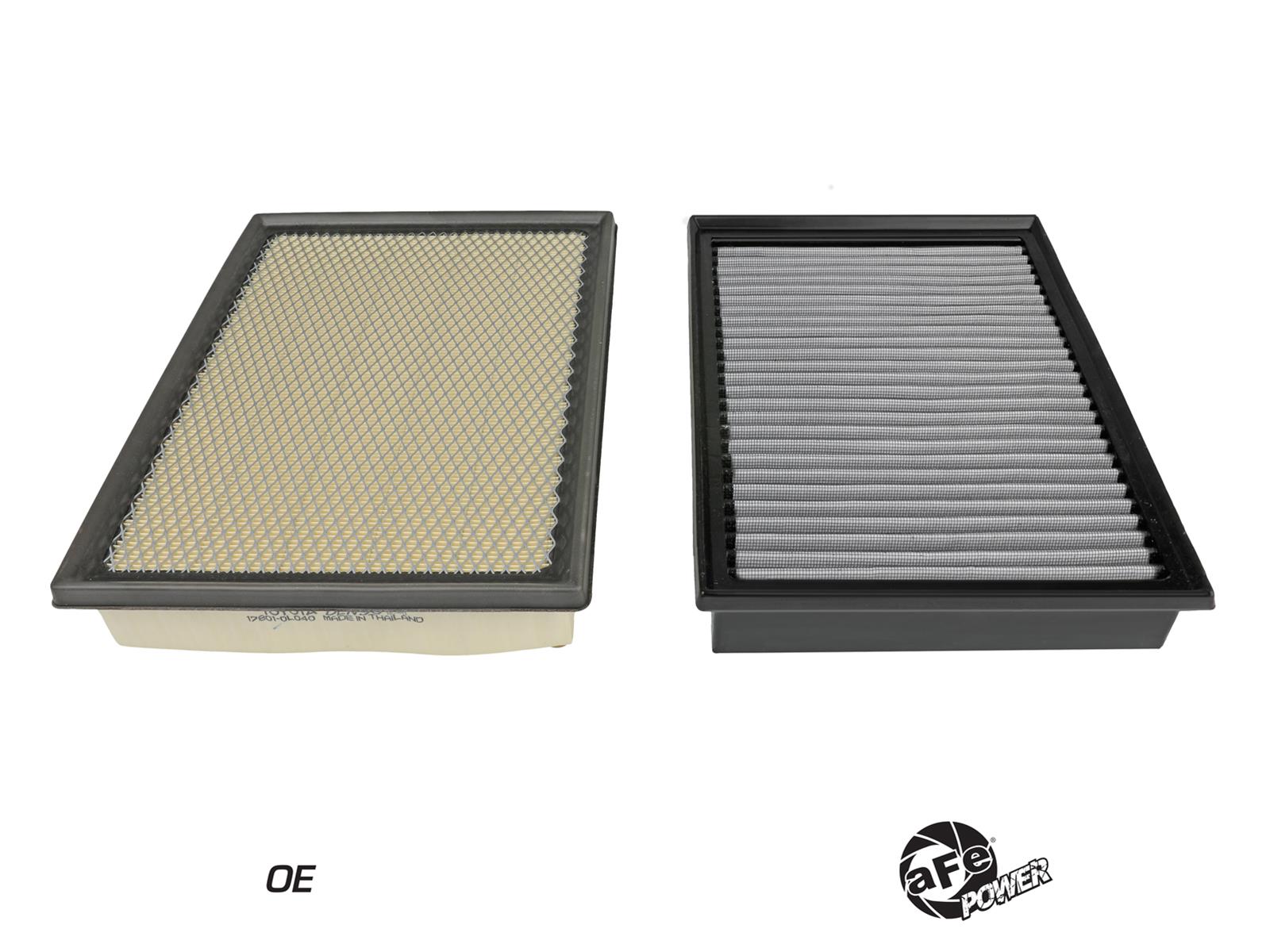 aFe Pro Dry S Air Filter Elements 31-10322 Element, S, Synthetic, Panel, 12.80 in. Length, 9.5 in. Width, Each thumbnail 5