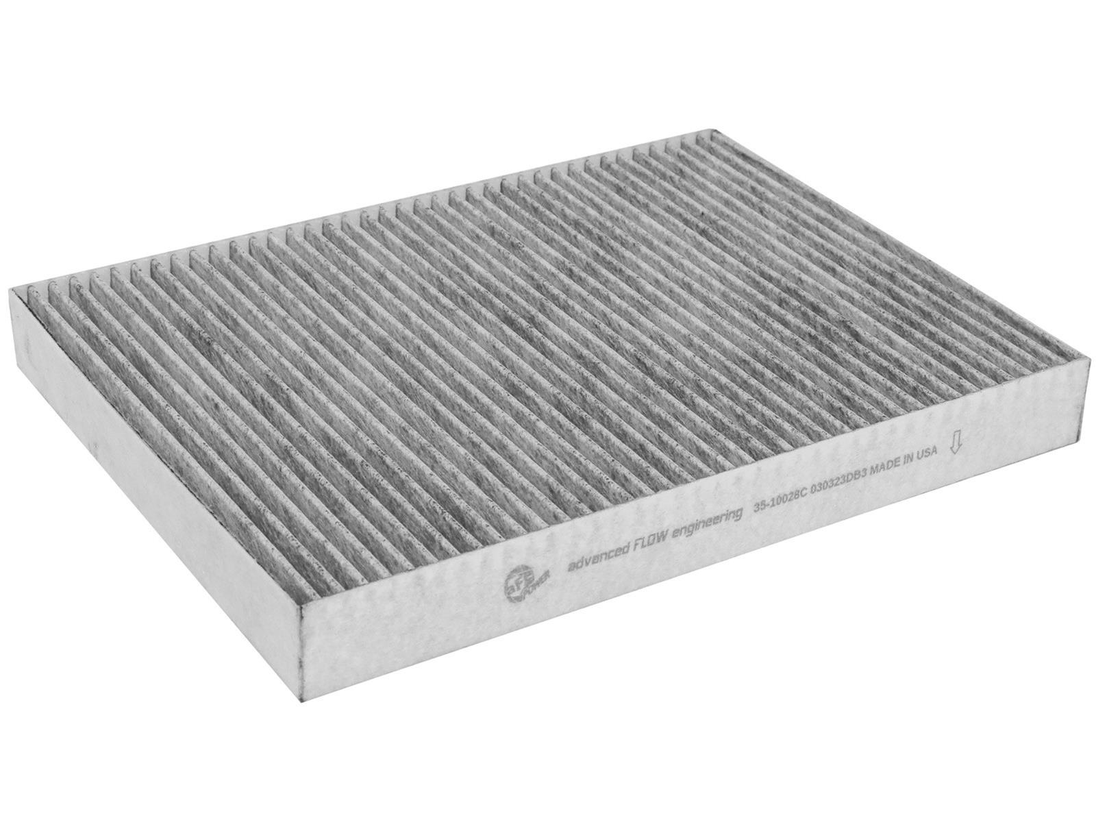 aFe Power Carbon Cabin Air Filters for 2011-2023 300, CHALLENGER, CHARGER - 35-10028C Filter Elements, Carbon/Charcoal, Gray/White, Chrysler, Dodge, Each thumbnail 2