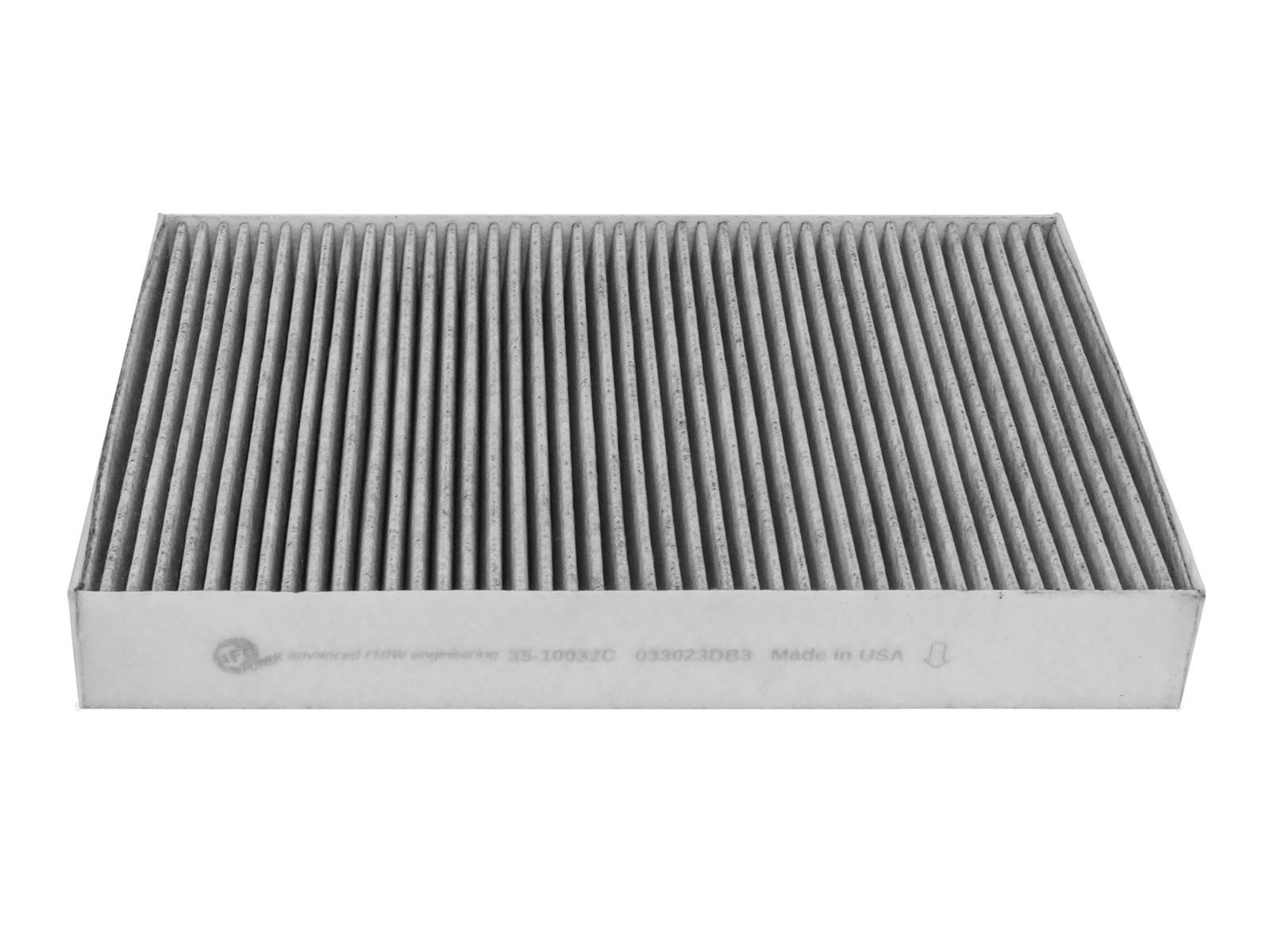 aFe Power Carbon Cabin Air Filters for 2015-2023 MUSTANG - 35-10032C Filter Elements, Carbon/Charcoal, Gray/White, Ford, Each thumbnail 3