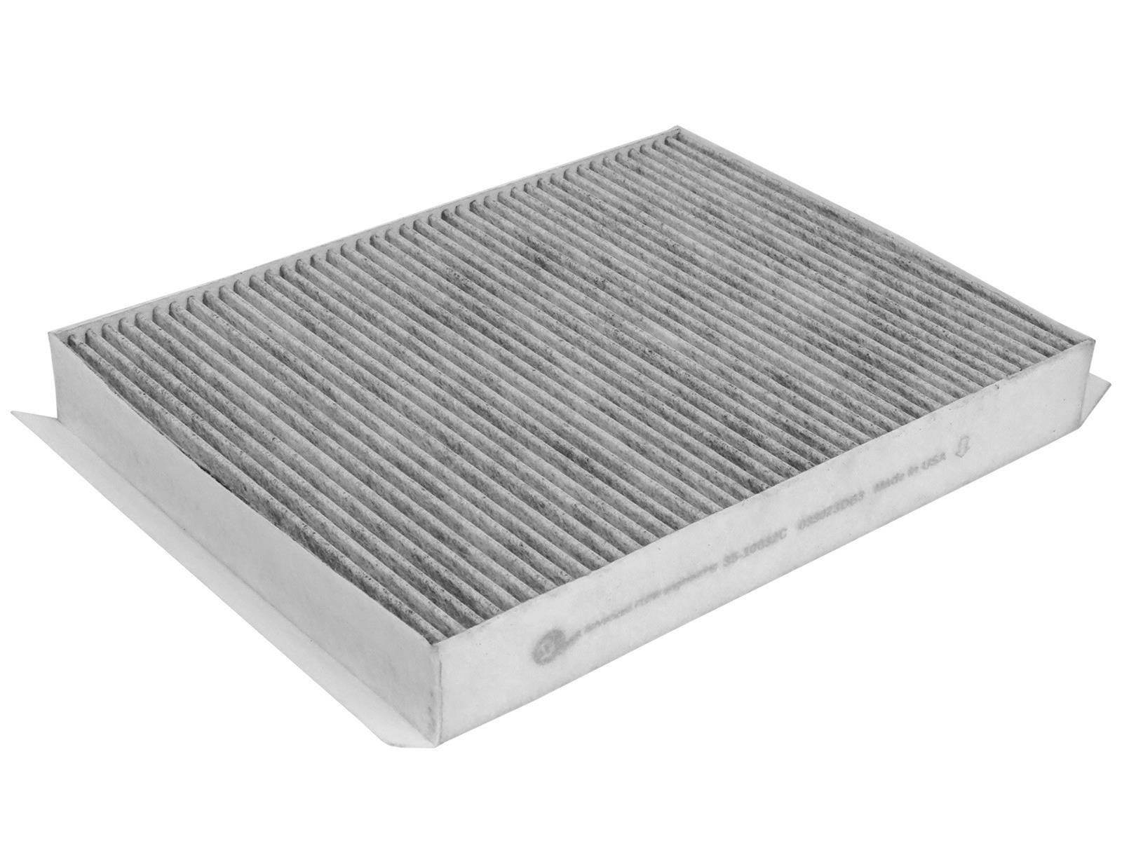 aFe Power Carbon Cabin Air Filters for 2015-2023 MUSTANG - 35-10032C Filter Elements, Carbon/Charcoal, Gray/White, Ford, Each thumbnail 2