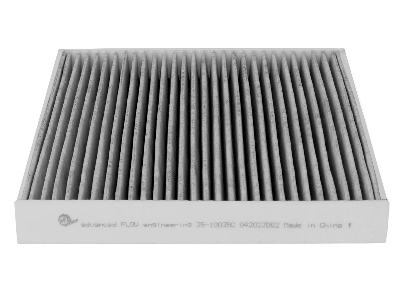 aFe Power Carbon Cabin Air Filters 35-10035C Filter Elements, Carbon/Charcoal, Gray/White, Cadillac, Chevy, GMC, Each thumbnail 2