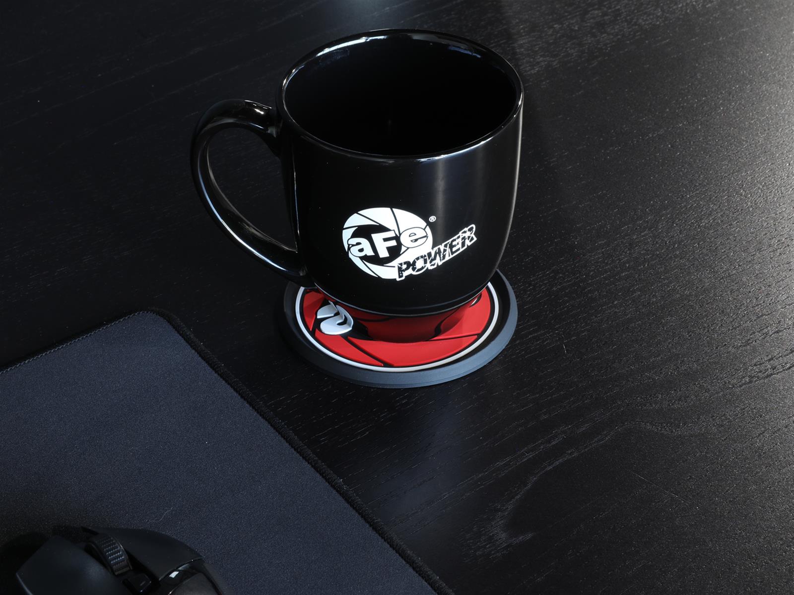 aFe Power Filter Top Drink Coasters 40-10234 Beverage Coaster, Logo, Rubber, Each thumbnail 2