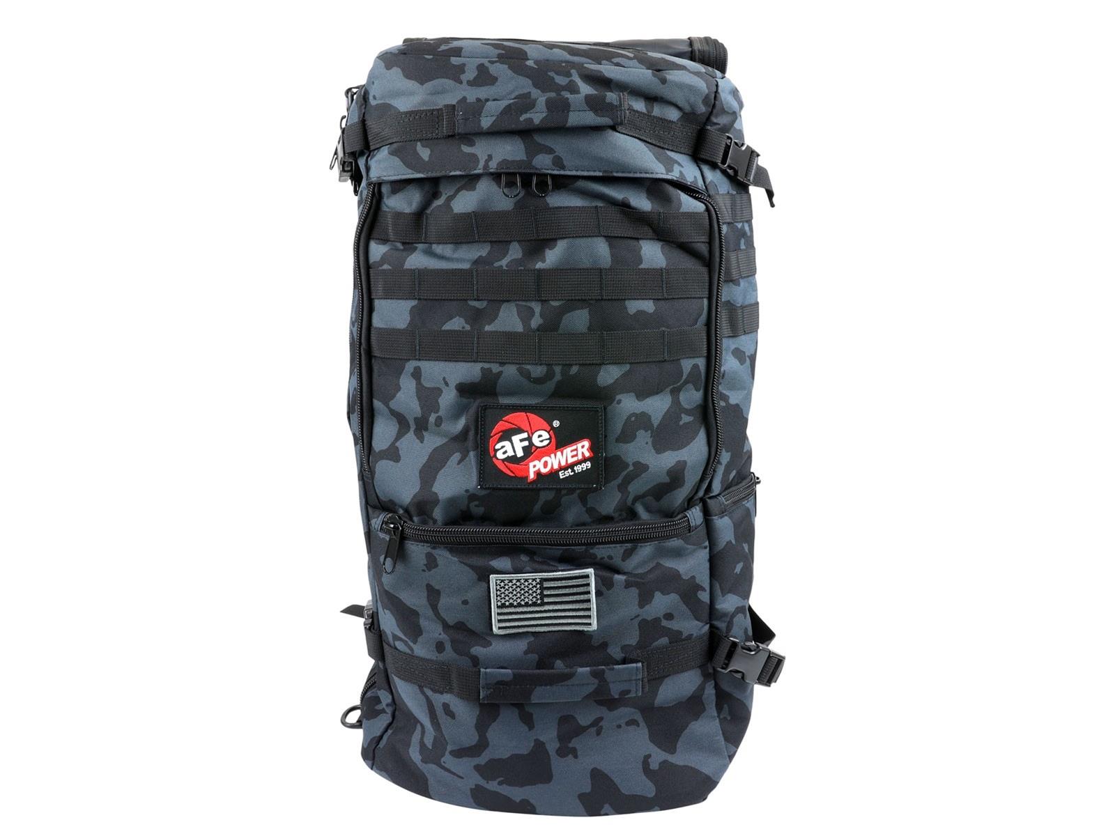 AFE Power Gear Bags and Backpacks 40-33206-B Promotional Item, aFe POWER Tactical Backpack Duffel Bag 55L Black Camouflage thumbnail 3