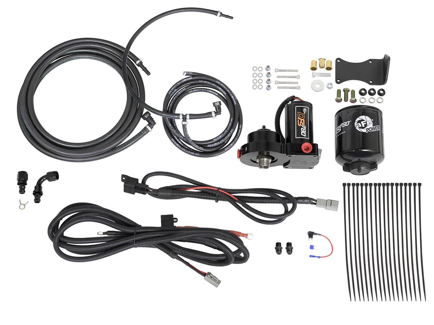 aFe DFS 780 Fuel Pumps 42-23021 Pumps, 780, Lift, Electric External, 8-10 psi, 12 V, Ford, 6.4L Diesel, Kit thumbnail 2