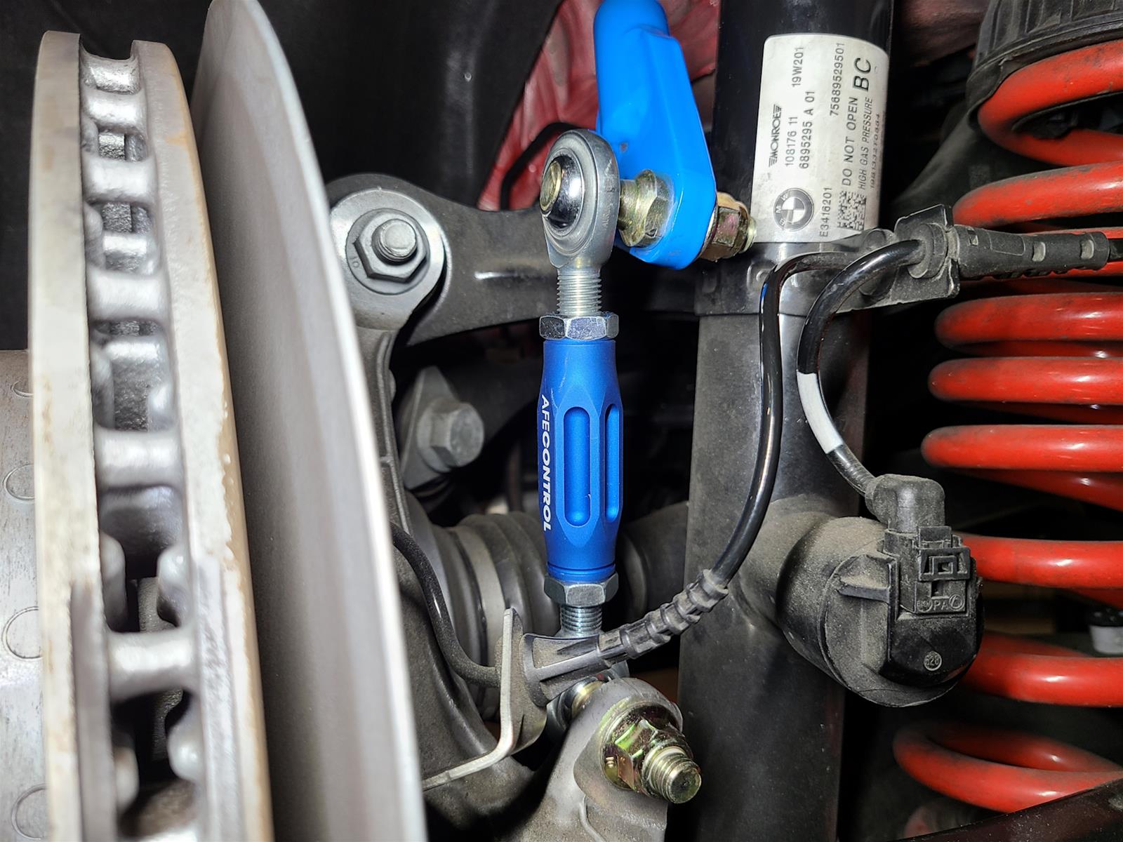 aFe Control Adjustable End Links 442-721001RL Sway Bar Links, Control, Rear, Toyota, GR Supra, Set