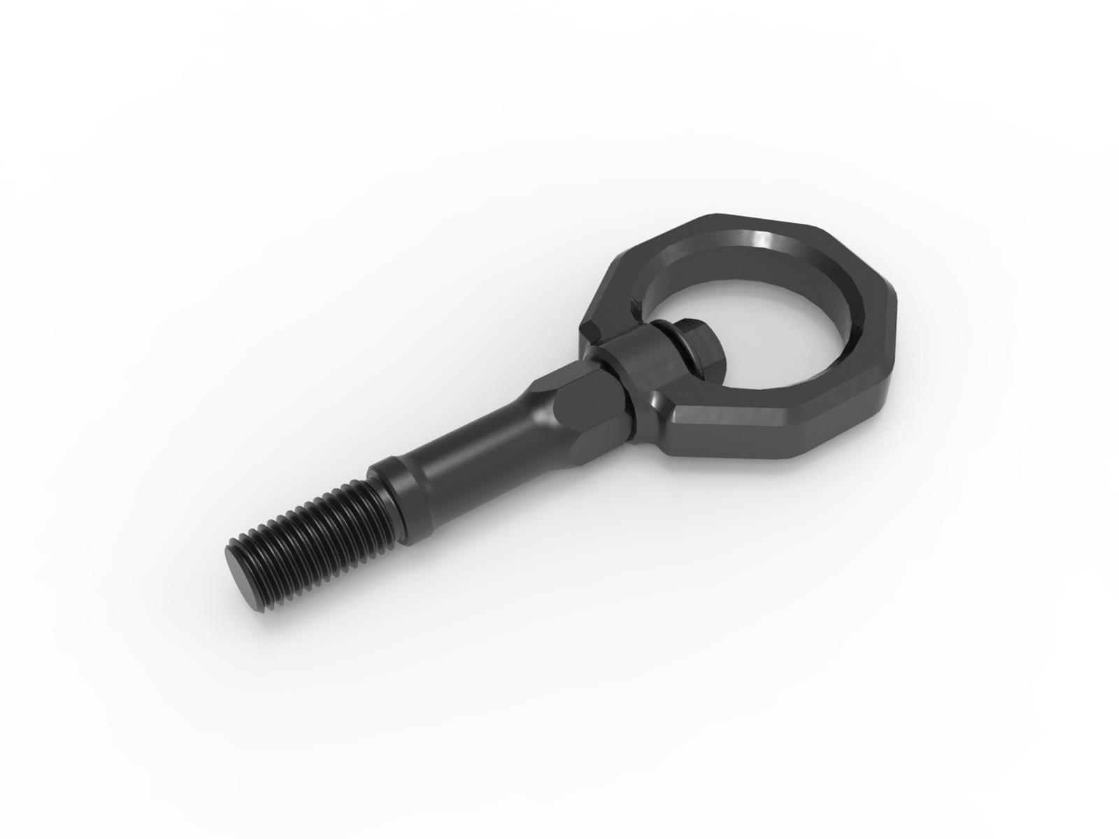 aFe Control Tow Hooks for 2020-2025 CORVETTE - 450-401015-G Hook, Rear, Gray Powdercoated, Chevy, Corvette, Each thumbnail 6