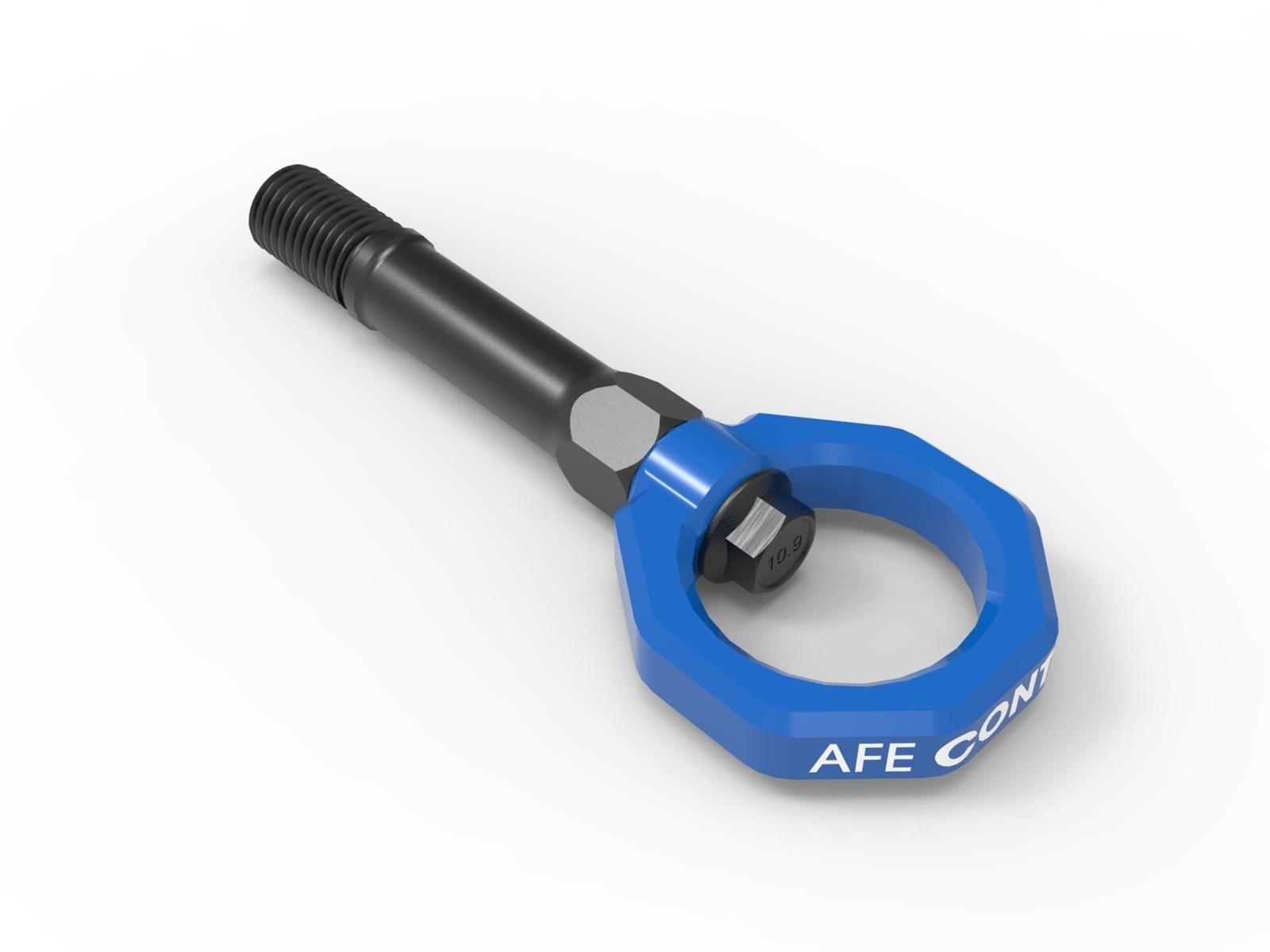 AFE Power - Tow Hooks and Covers for 2009-2020 370Z, 2023-2025 Z 450-712001-L aFe CONTROL Front Hook Blue Nissan 2023 V6-3.0L (tt) thumbnail 4