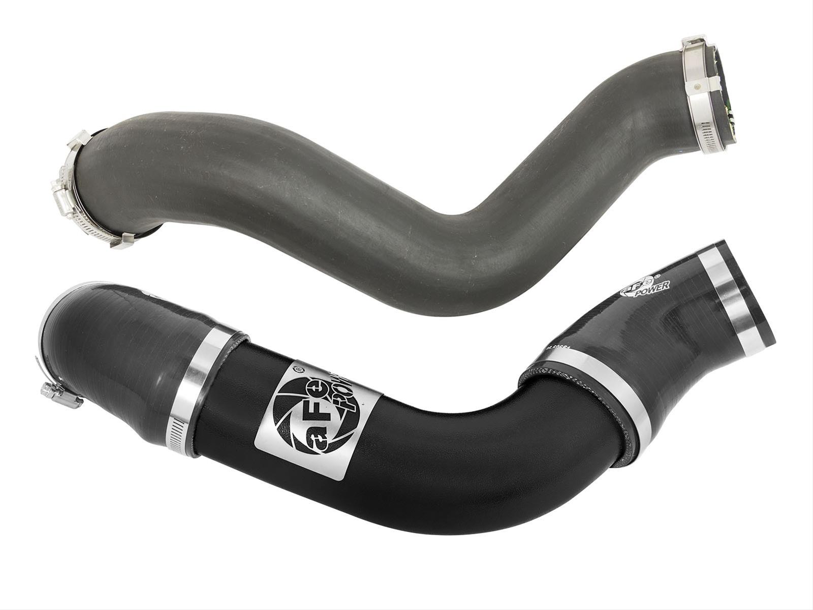 aFe BladeRunner Intercooler Tubes Black Hot/Cold Side for 15-16 Ford Mustang EcoBoost I4-2.3L (t) thumbnail 2