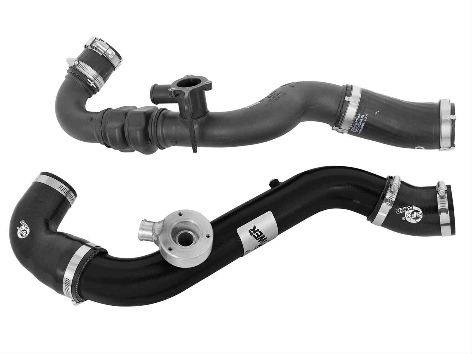 aFe BladeRunner Intercooler Tubes Black Hot/Cold Side for 15-16 Ford Mustang EcoBoost I4-2.3L (t) thumbnail 5